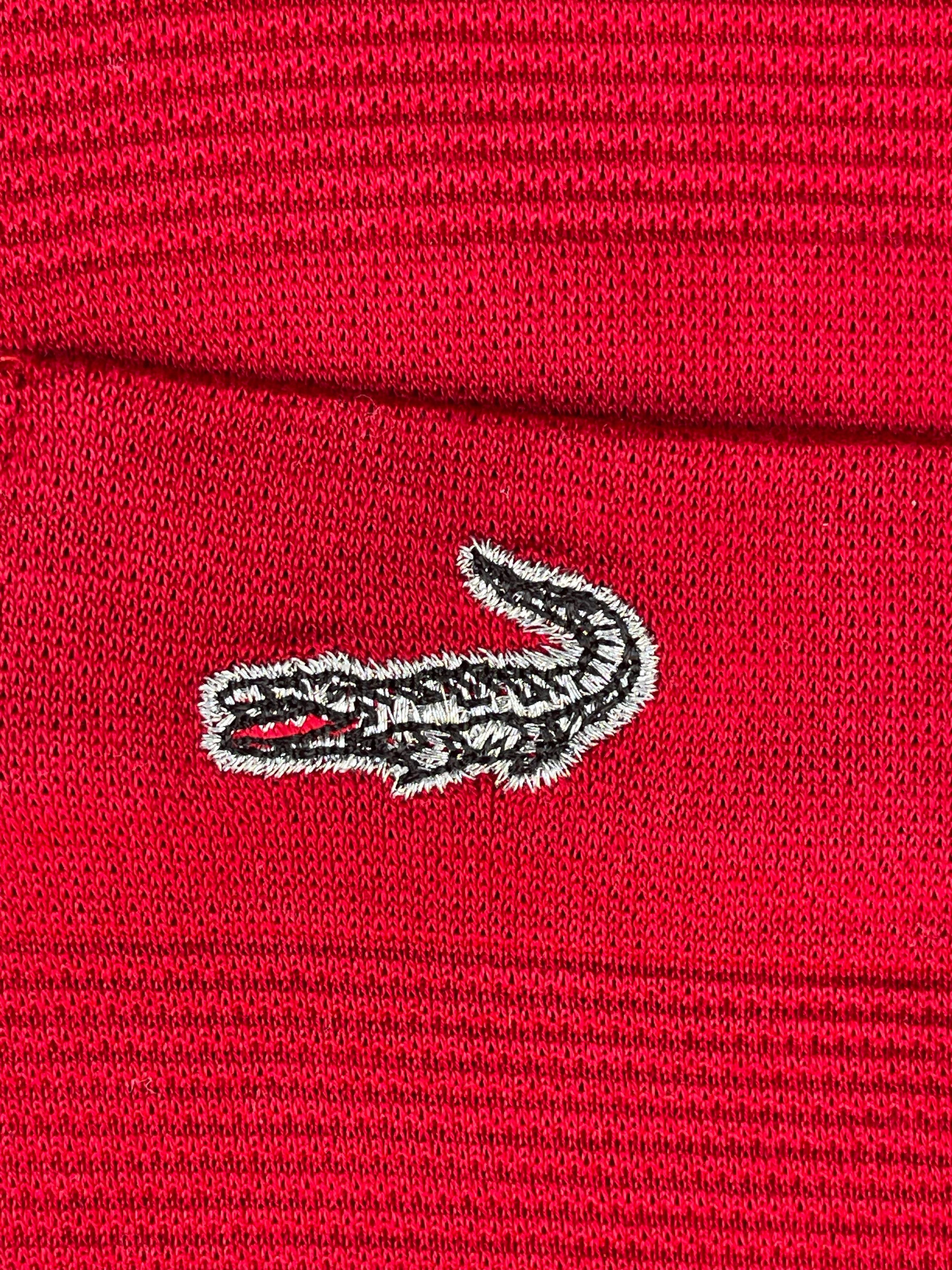 Lacoste × Polo Ralph Lauren × U.S. Polo Assn. Polo Shirt "Crocodile" Red Size L Size US L / EU 52-54 / 3 - 3 Thumbnail