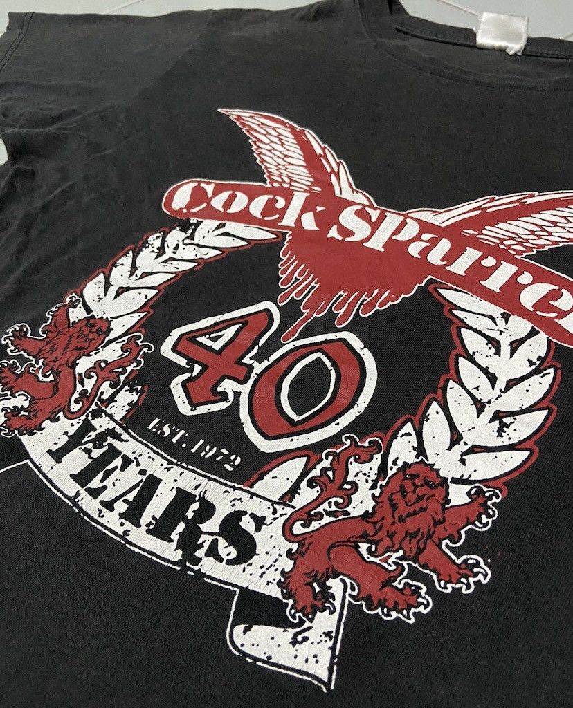 Band Tees × Vintage Vintage Cock Sparrer 40th Anniversary Size US M / EU 48-50 / 2 - 10 Thumbnail