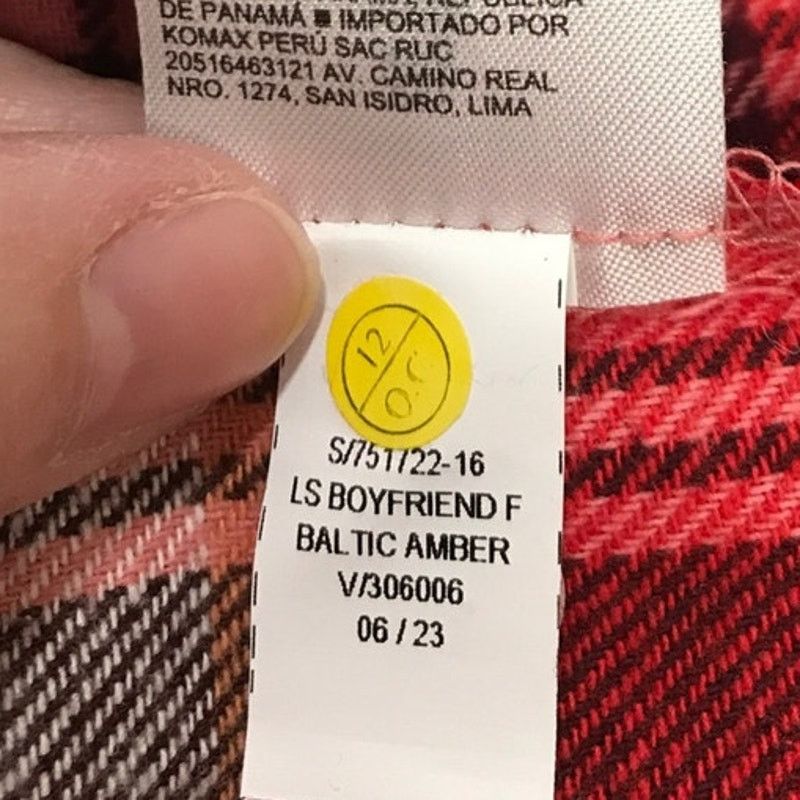 Other Old Navy Orange Plaid Flannel Collared Long Sleeve Top XXL Size XXL / US 16-18 / IT 52-54 - 5 Thumbnail