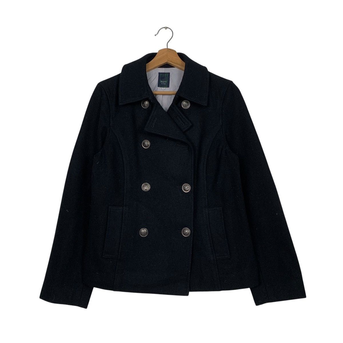 Japanese Brand Keith Double Breasted Wool Jacket Size S / US 4 / IT 40 - 1 Thumbnail