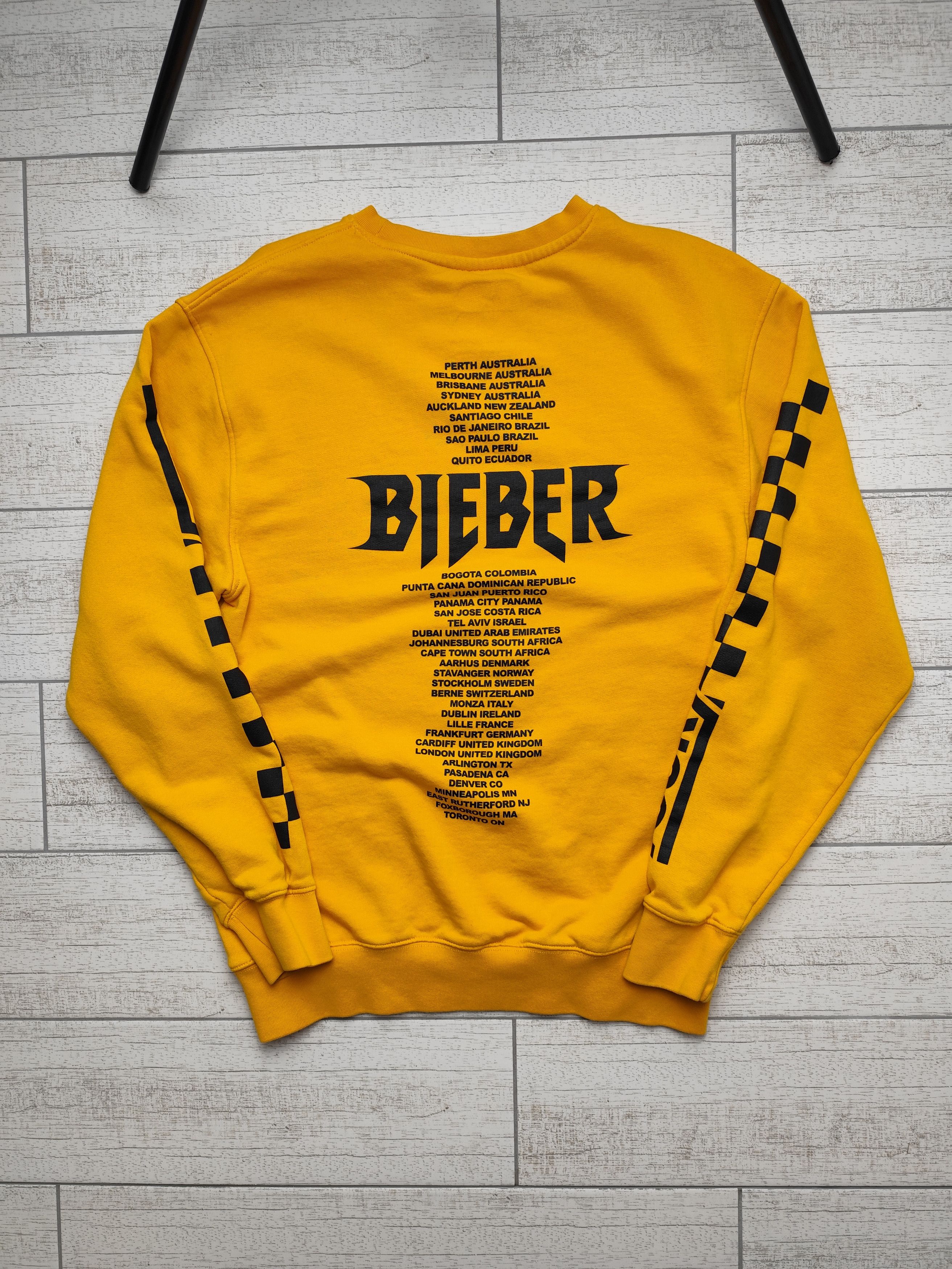 Justin Bieber Justin Bieber Purpose Stadium Tour Graphic Logo Sweatshirt Size US S / EU 44-46 / 1 - 4 Thumbnail