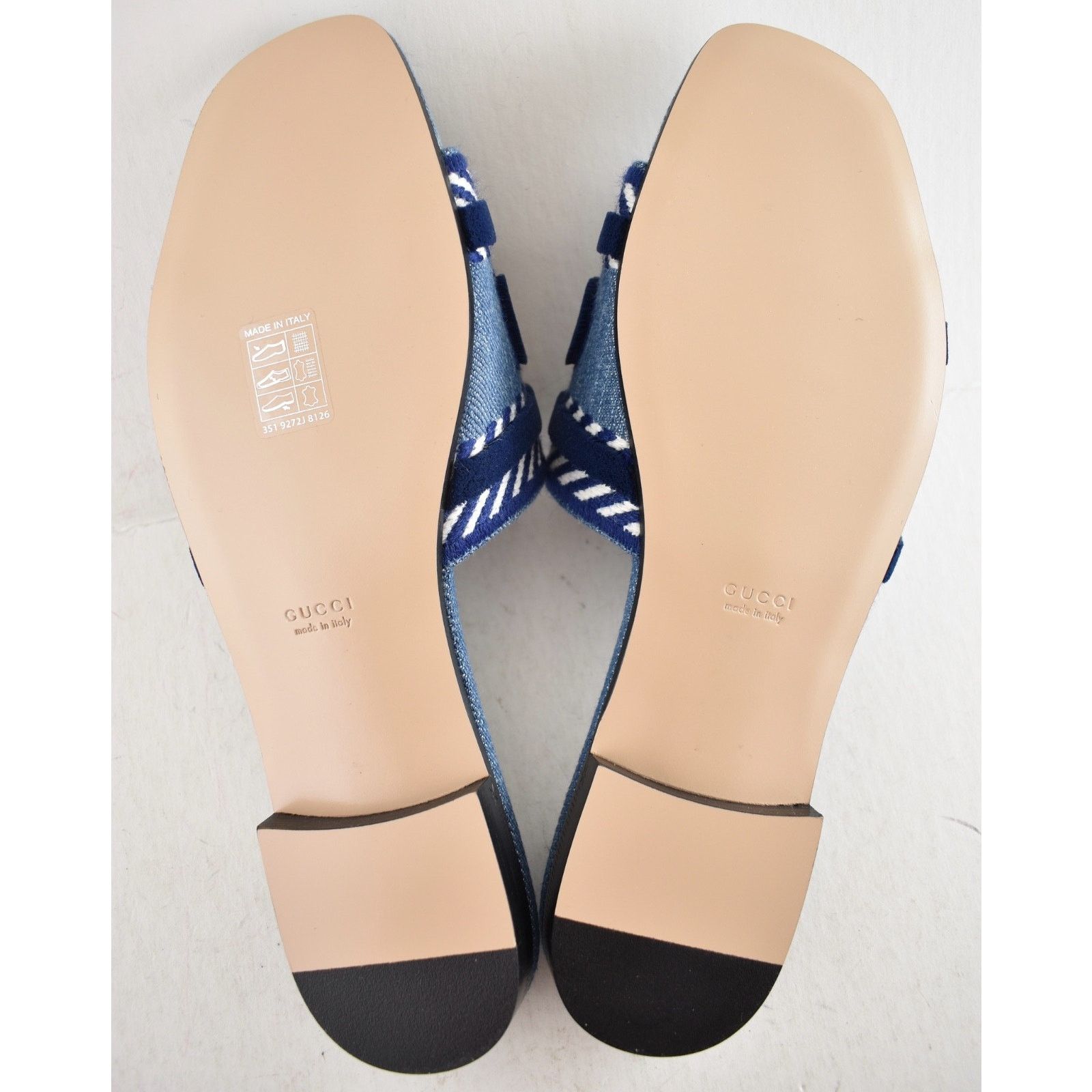 Gucci Gucci Jane Light Blue Denim Mule Sandal 37 Size US 7 / IT 37 - 17 Thumbnail