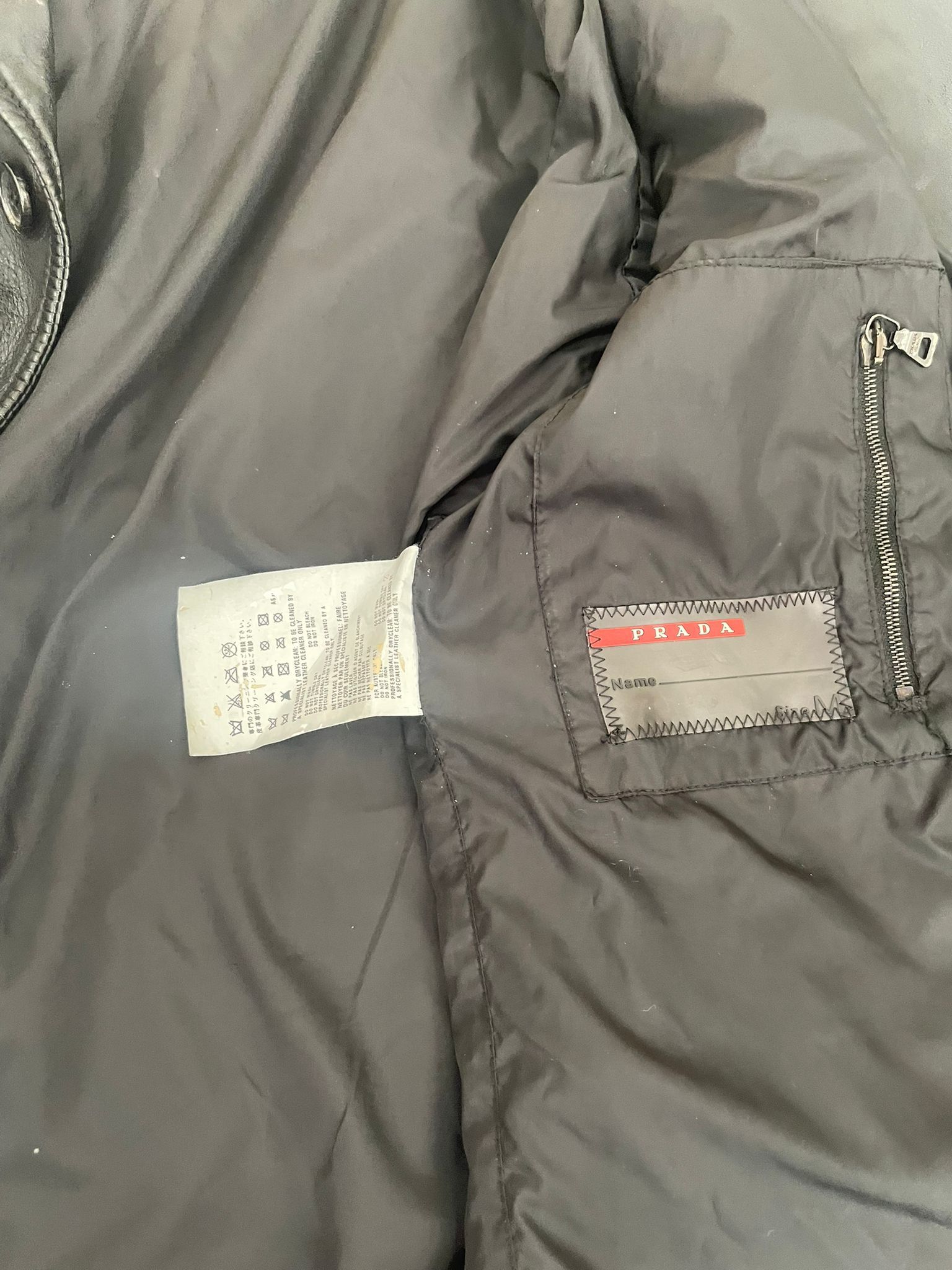 Prada PRADA MILITARY NAPPA LEATHER FIELD JACKET - ART. SYV181 - Size US L / EU 52-54 / 3 - 6 Thumbnail