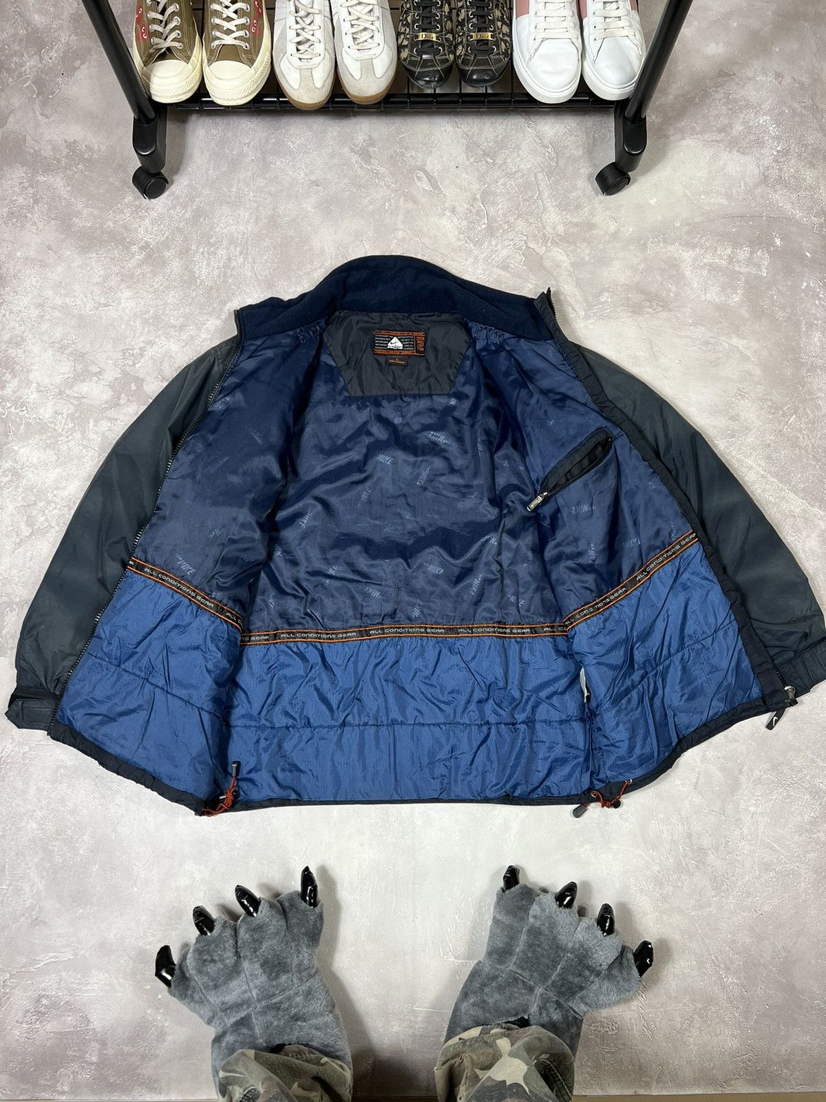 Vintage Vintage Nike ACG Outdoor Nylon Y2k Jacket Size US L / EU 52-54 / 3 - 11 Thumbnail