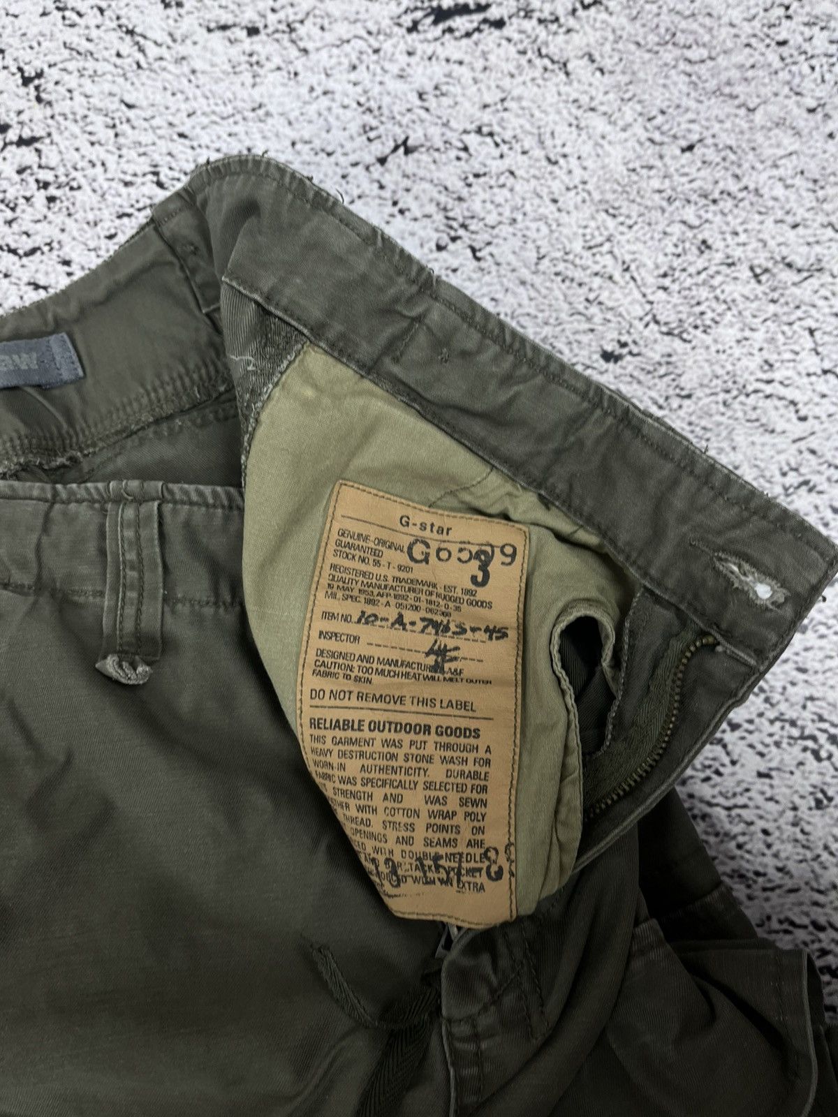 G-Star Vintage Gstar Cargo Pants Y2K Fit Style Size US 32 / EU 48 - 10 Thumbnail