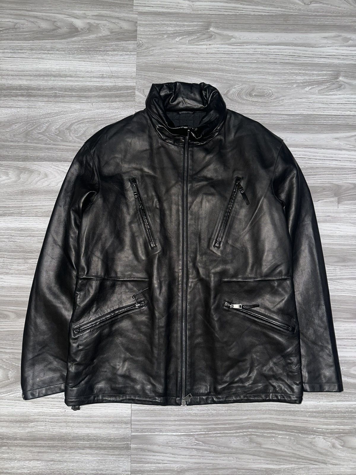 Men's Jil Sander Leather Jackets | Grailed