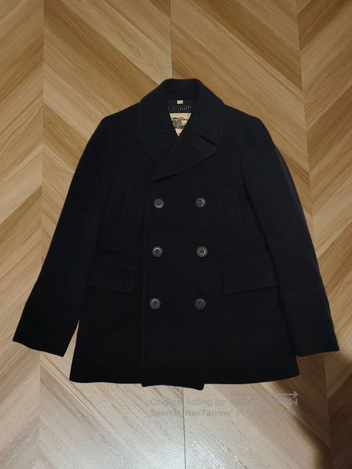 Burberry burberry wool double-breasted overcoat. Size US M / EU 48-50 / 2 - 1 Thumbnail