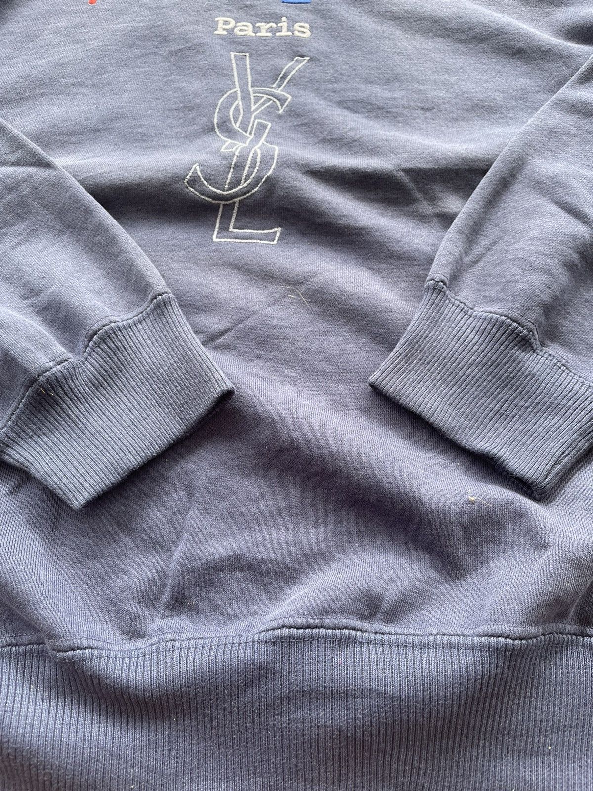 Yves Saint Laurent Yves saint laurent big logo sweatshirt Size US L / EU 52-54 / 3 - 2 Thumbnail