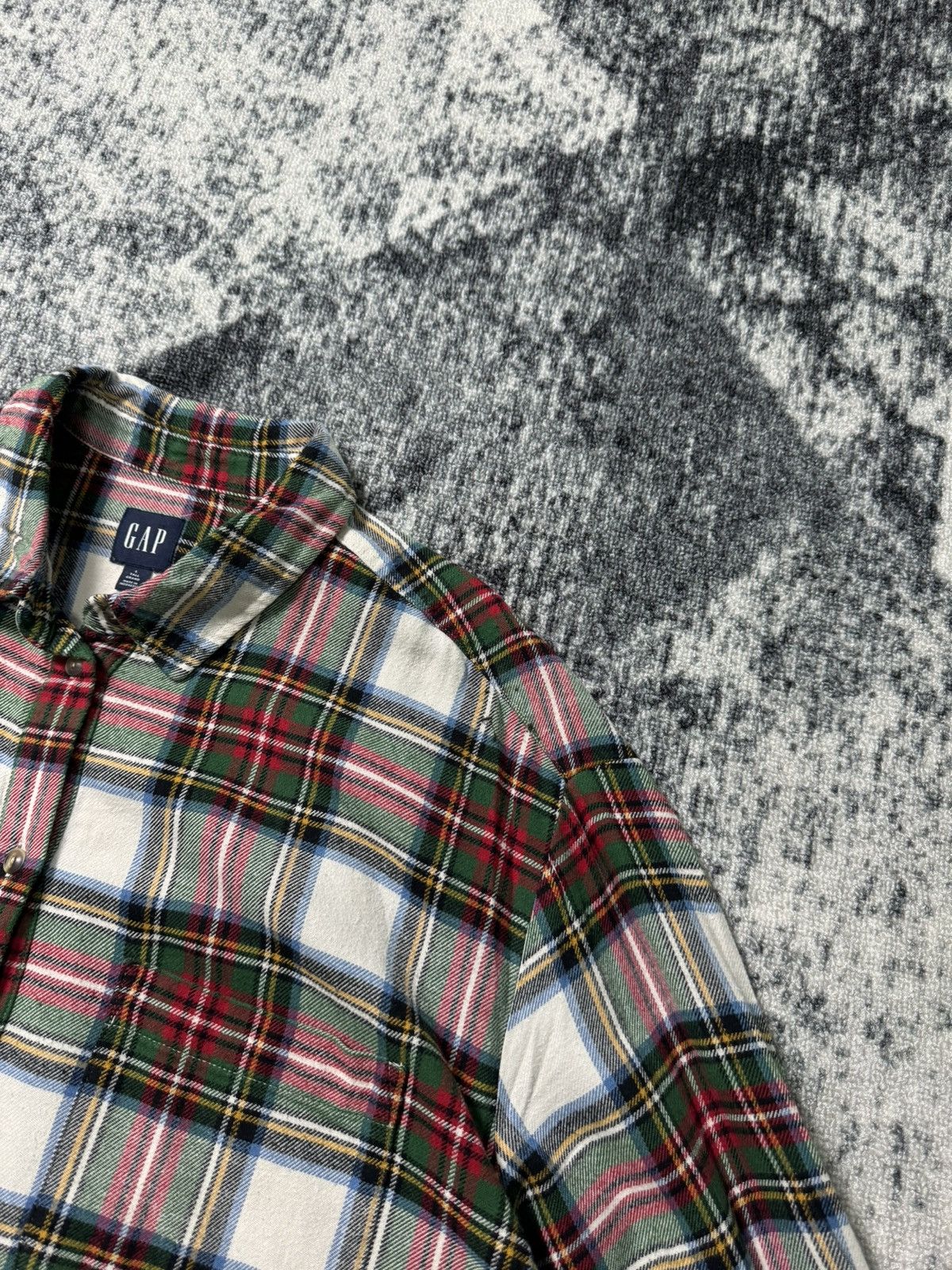 Gap Vintage Gap Flannel Shirt Button Ups Tall Grand Oversize Size US L / EU 52-54 / 3 - 4 Thumbnail