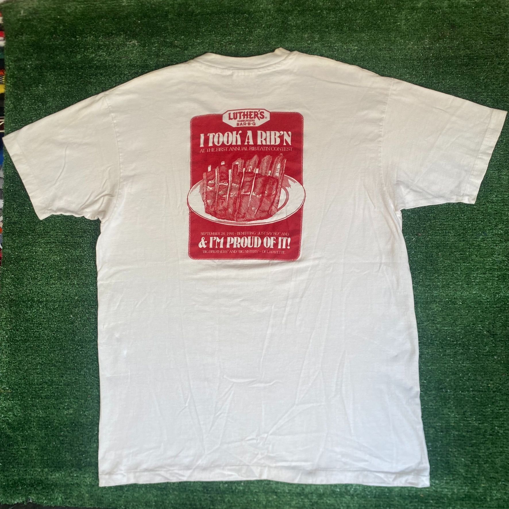 Vintage Vintage 90s Drugs Cowboy Shirt Funny Western Humor Tee Size US XL / EU 56 / 4 - 6 Thumbnail