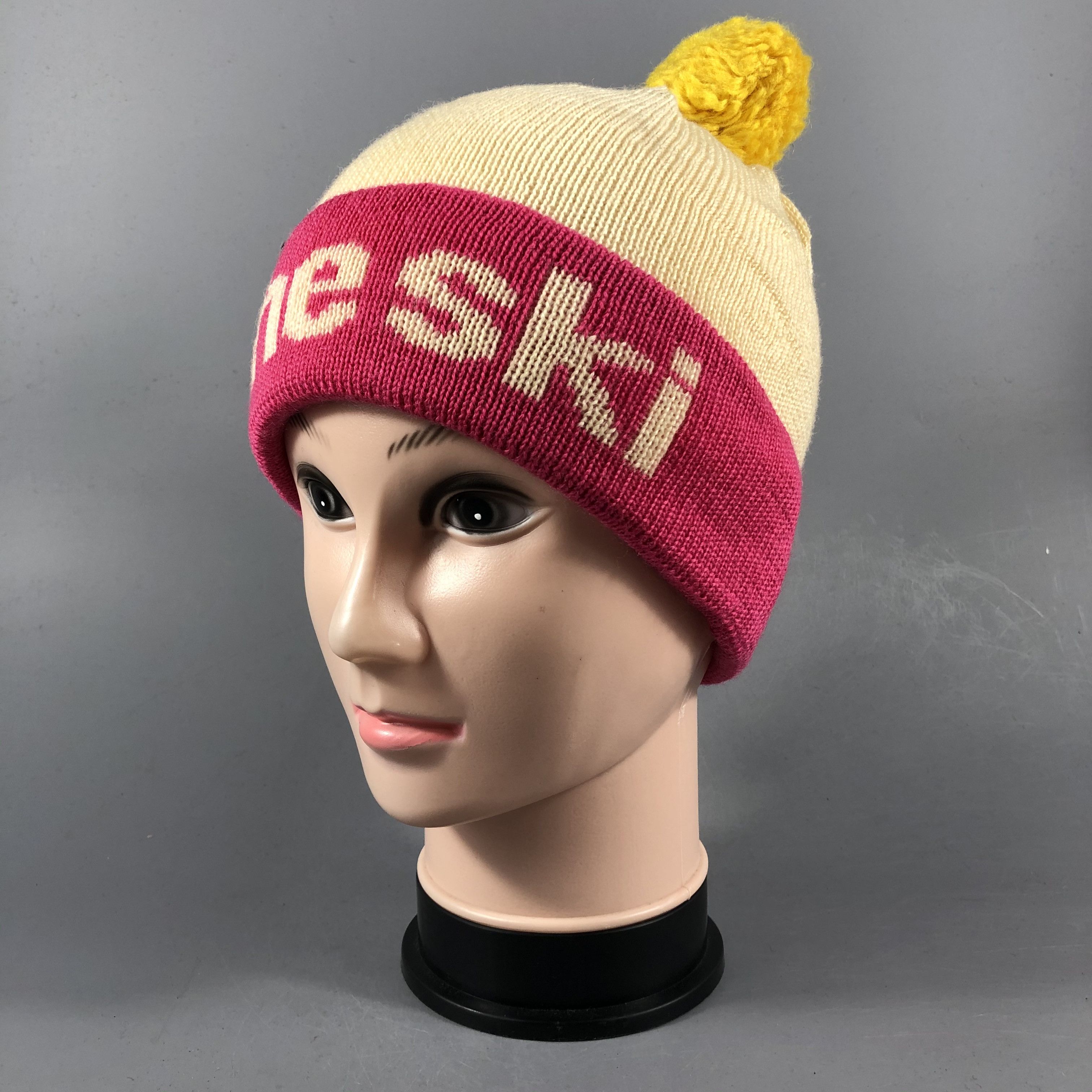 Japanese Brand Vintage The Ski Beanie Snowcap Hat Size ONE SIZE - 2 Thumbnail