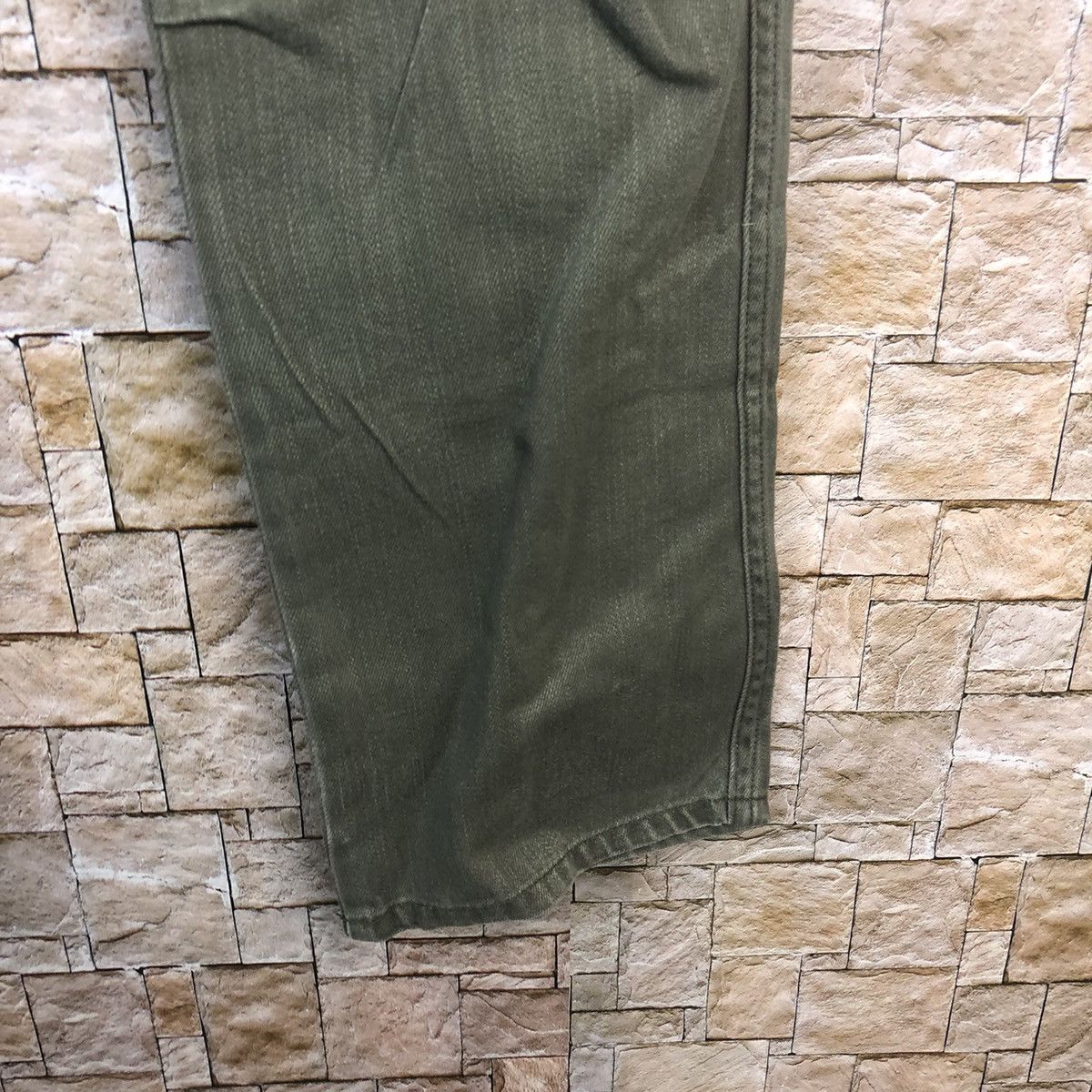 Japanese Brand Outreef Green tactical punk Cargo Multipocket Pants #A45 Size US 33 - 10 Thumbnail
