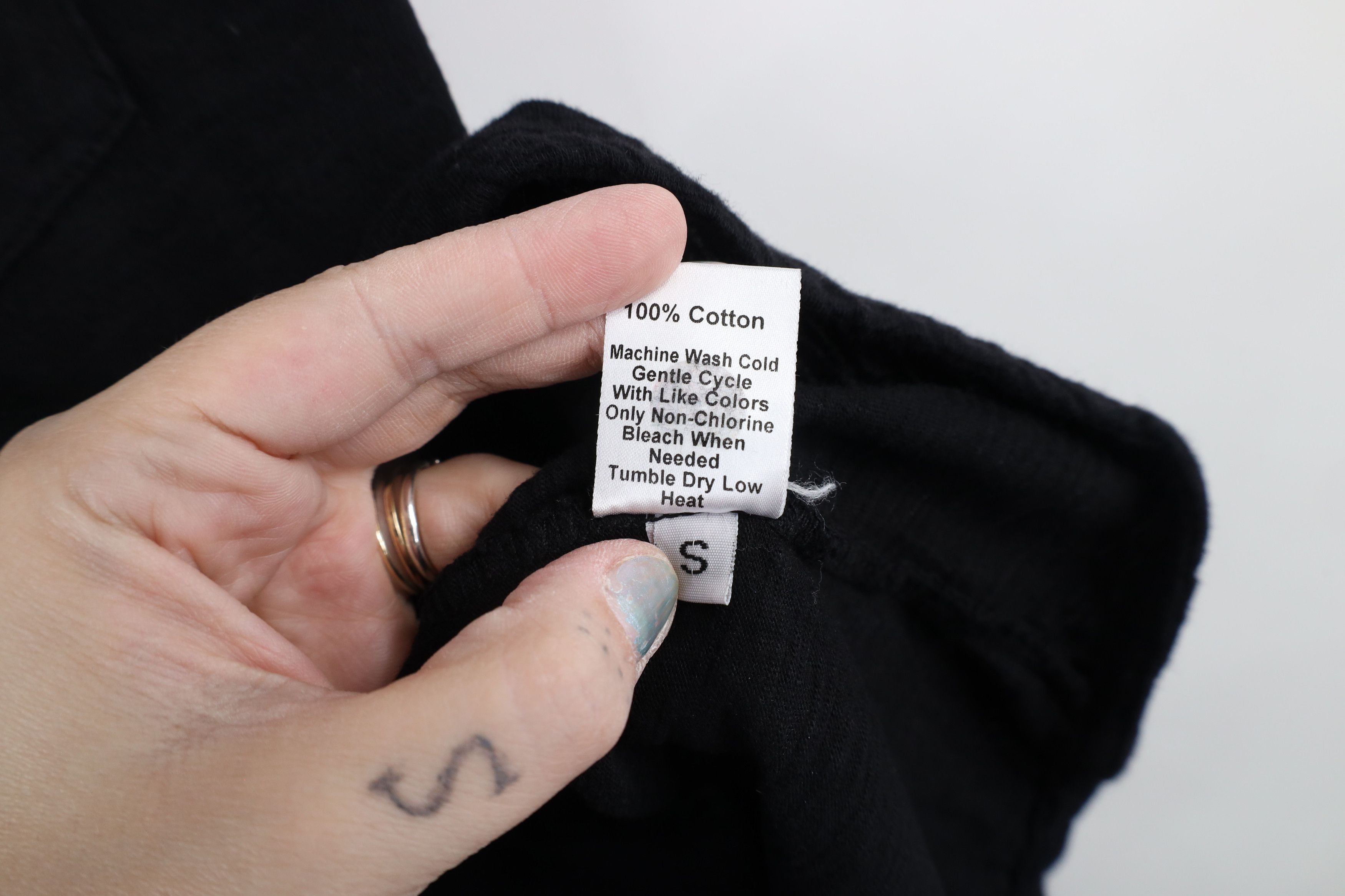 Vintage Wilt Baggy Fit Cotton Jersey Knit Pocket T-Shirt Black USA Size S / US 4 / IT 40 - 8 Thumbnail