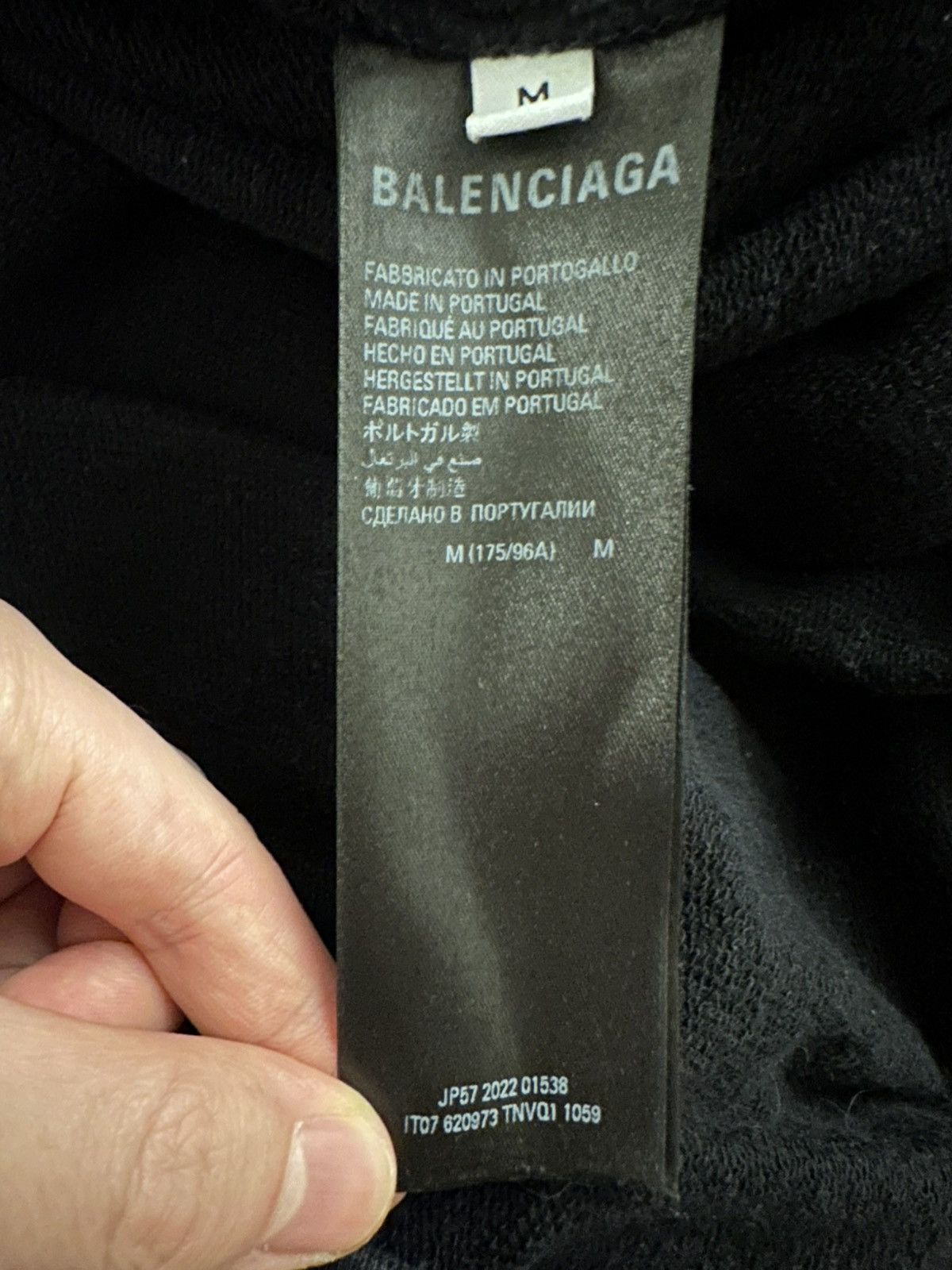 Balenciaga Balenciaga Dirty BB Logo Distressed Cotton Graphic Hoodie Size US M / EU 48-50 / 2 - 5 Thumbnail