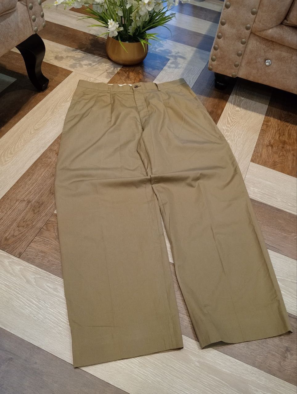 Dior VINTAGE CHRISTIAN DIOR BAGGY TROUSER PANTS Size US 34 / EU 50 - 3 Thumbnail