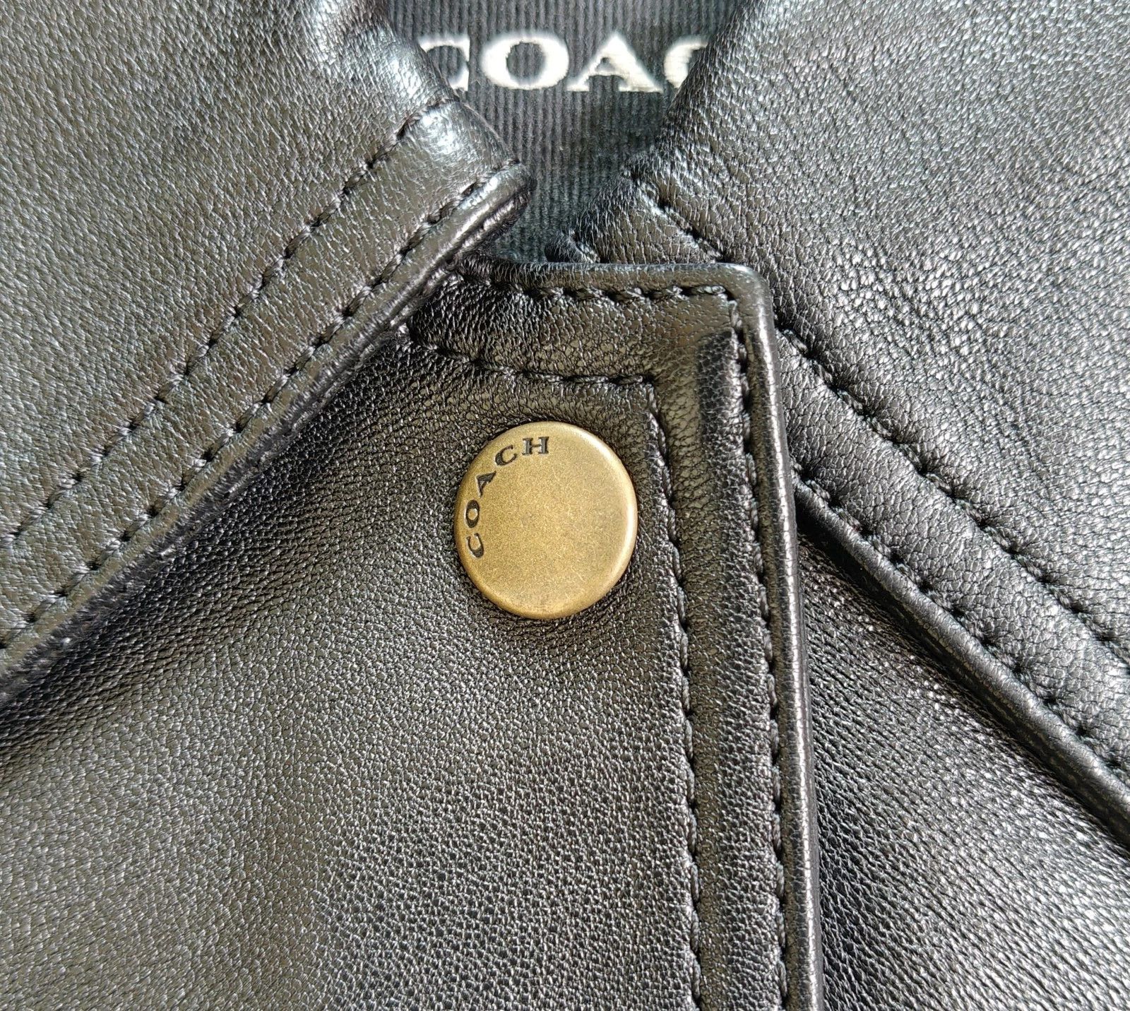 Coach Coach Women's Heritage C Snap Front Shrunken Jacket FTP 1017 Size S / US 4 / IT 40 - 3 Thumbnail