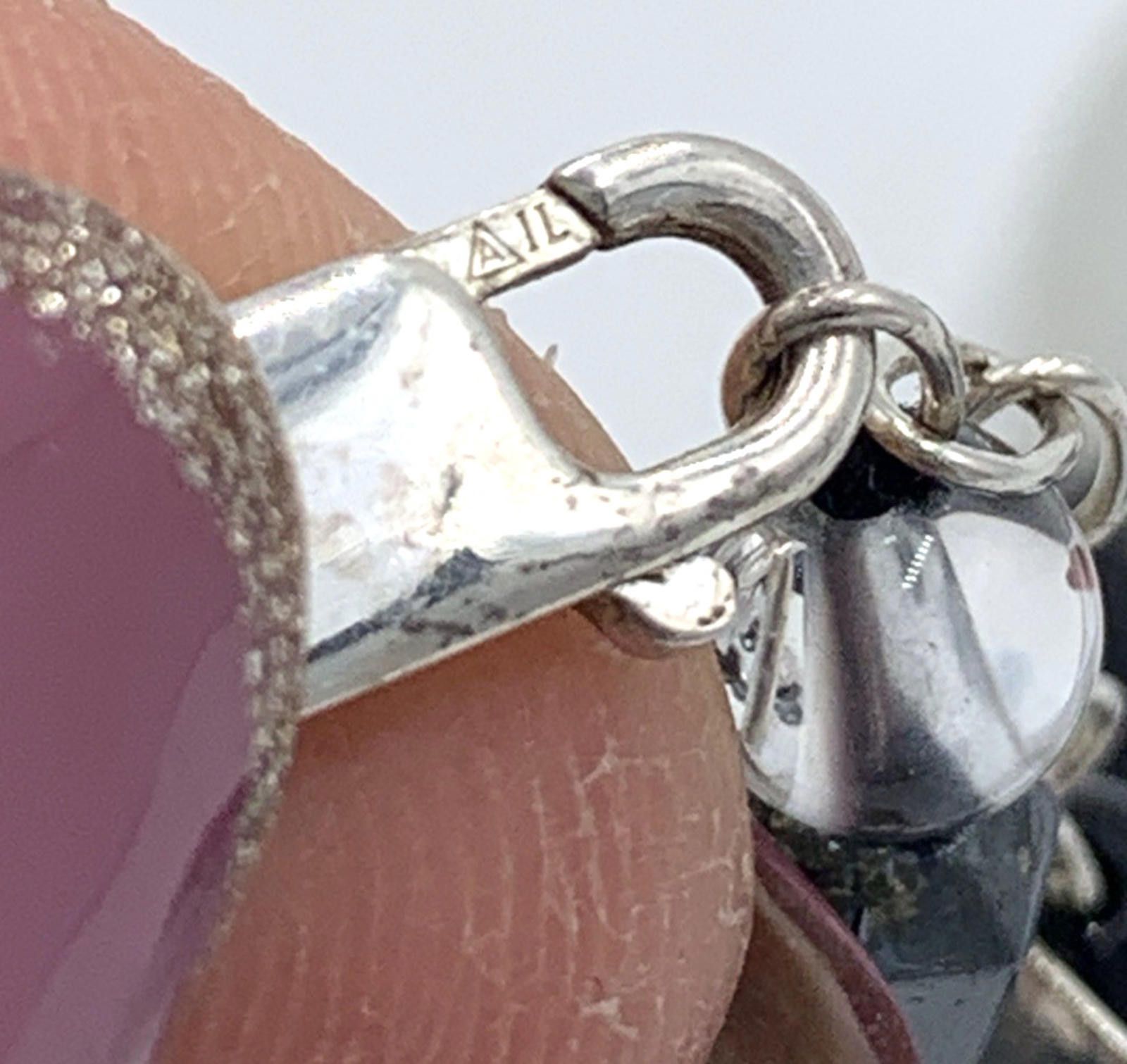 Other Nate & Etan Agate Crystal Hematite Sterling Silver Necklace Size ONE SIZE - 7 Thumbnail
