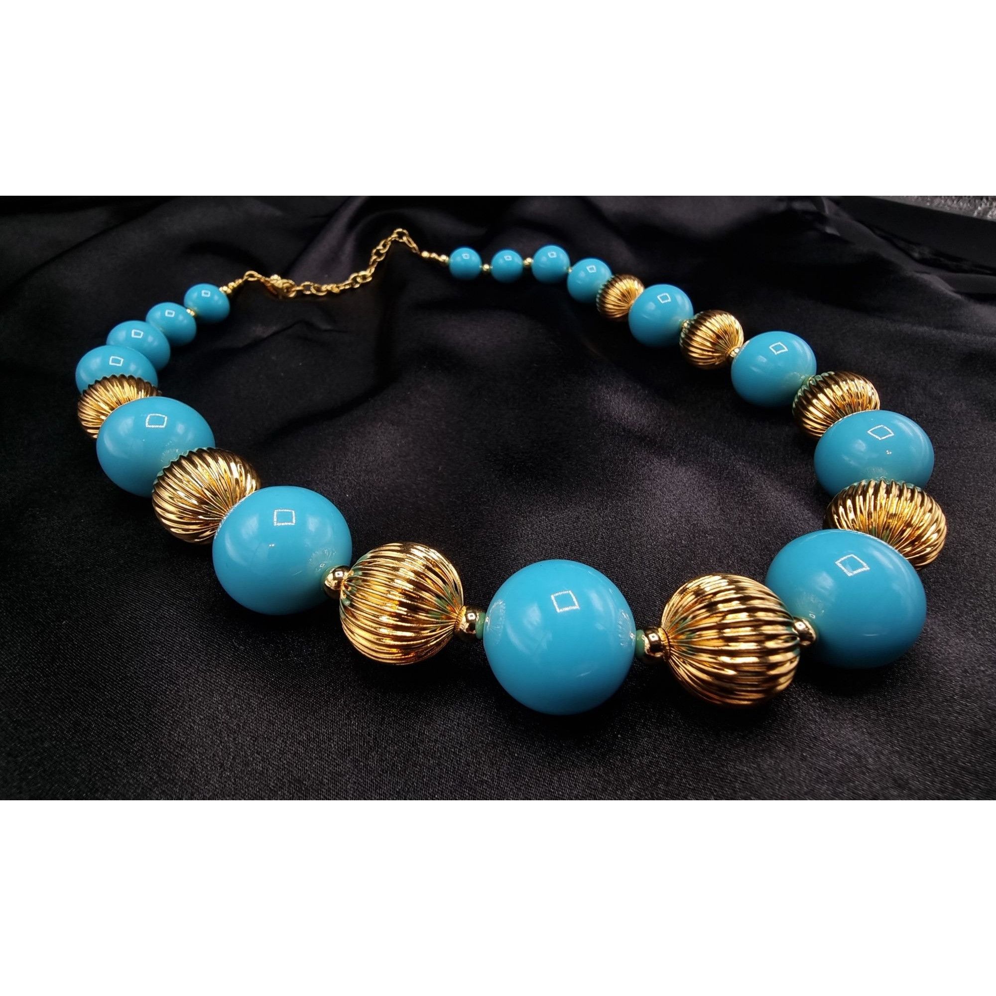 Joan Rivers Vintage Early 2000's Joan Rivers Signed Large Beaded Necklac Size ONE SIZE - 3 Thumbnail
