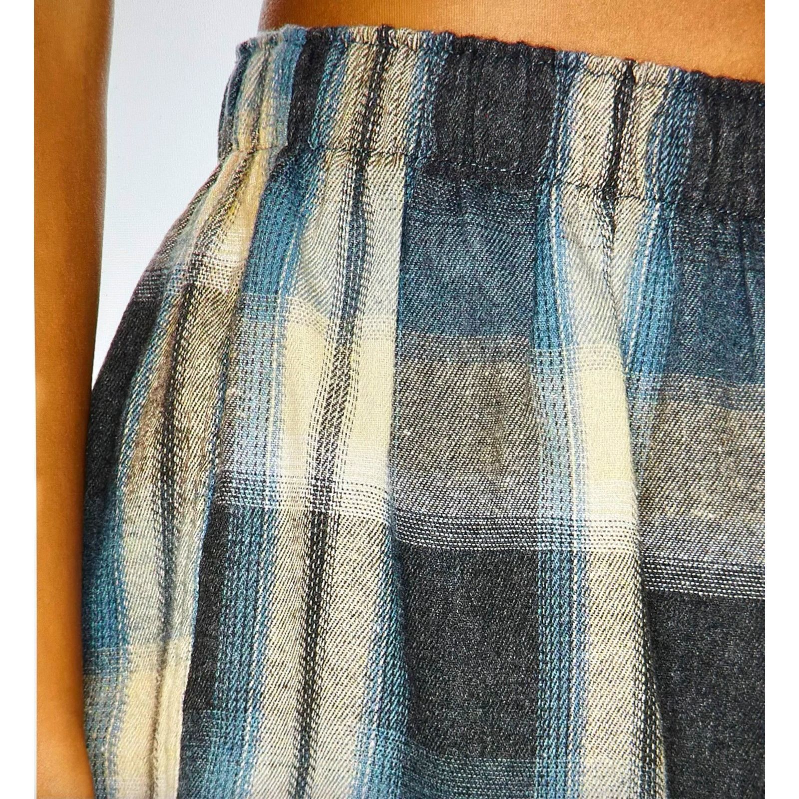 Free People Free People Sunday Morning Plaid Boxer In Lou Combo XL Size 32" / US 10 / IT 46 - 5 Thumbnail
