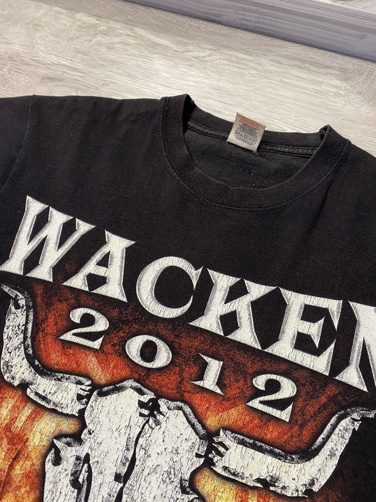 Band Tees Wacken 2012 Festival Metal Tee Rock Bands Size US M / EU 48-50 / 2 - 7 Thumbnail