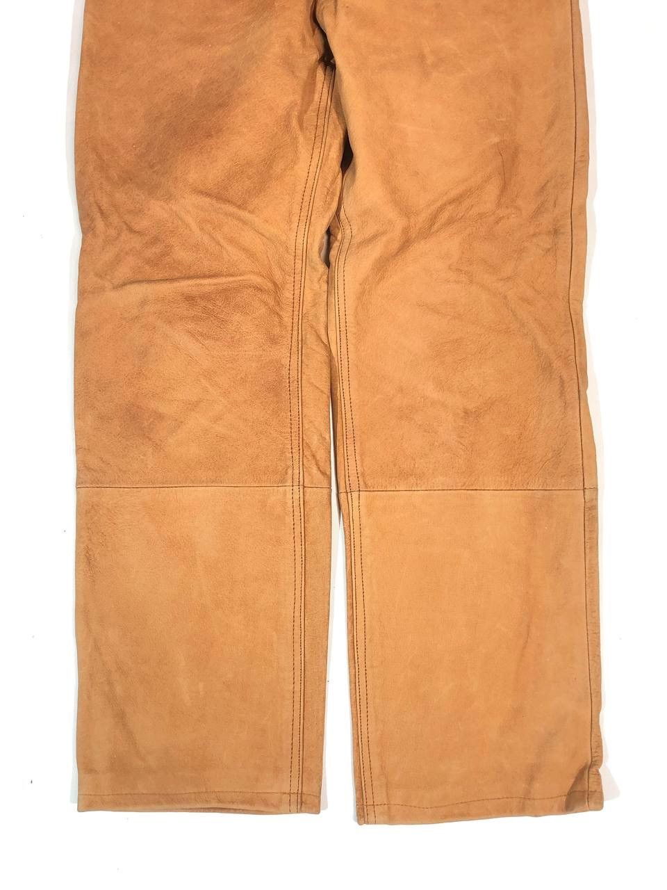 Vintage Gohn F Gee Moto Biker Leather Pants Vintage Size US 28 / EU 44 - 3 Thumbnail