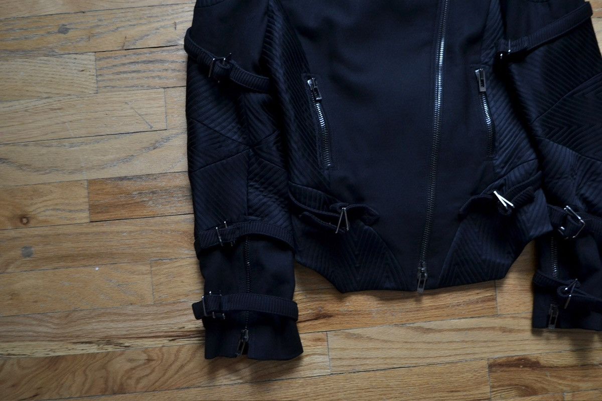 Versace FW2003 Bondage Moto Biker Jacket Size M / US 6-8 / IT 42-44 - 4 Thumbnail