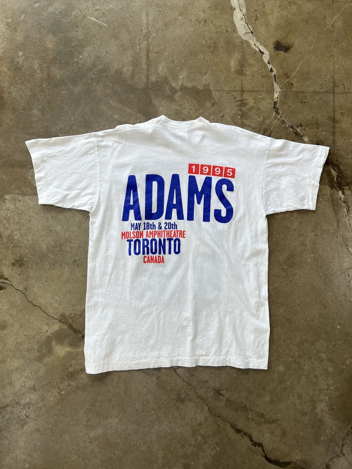 Band Tees × Vintage Vintage 1995 Bryan Adams Toronto Show Single Stitch Tee XL Size US XL / EU 56 / 4 - 5 Thumbnail