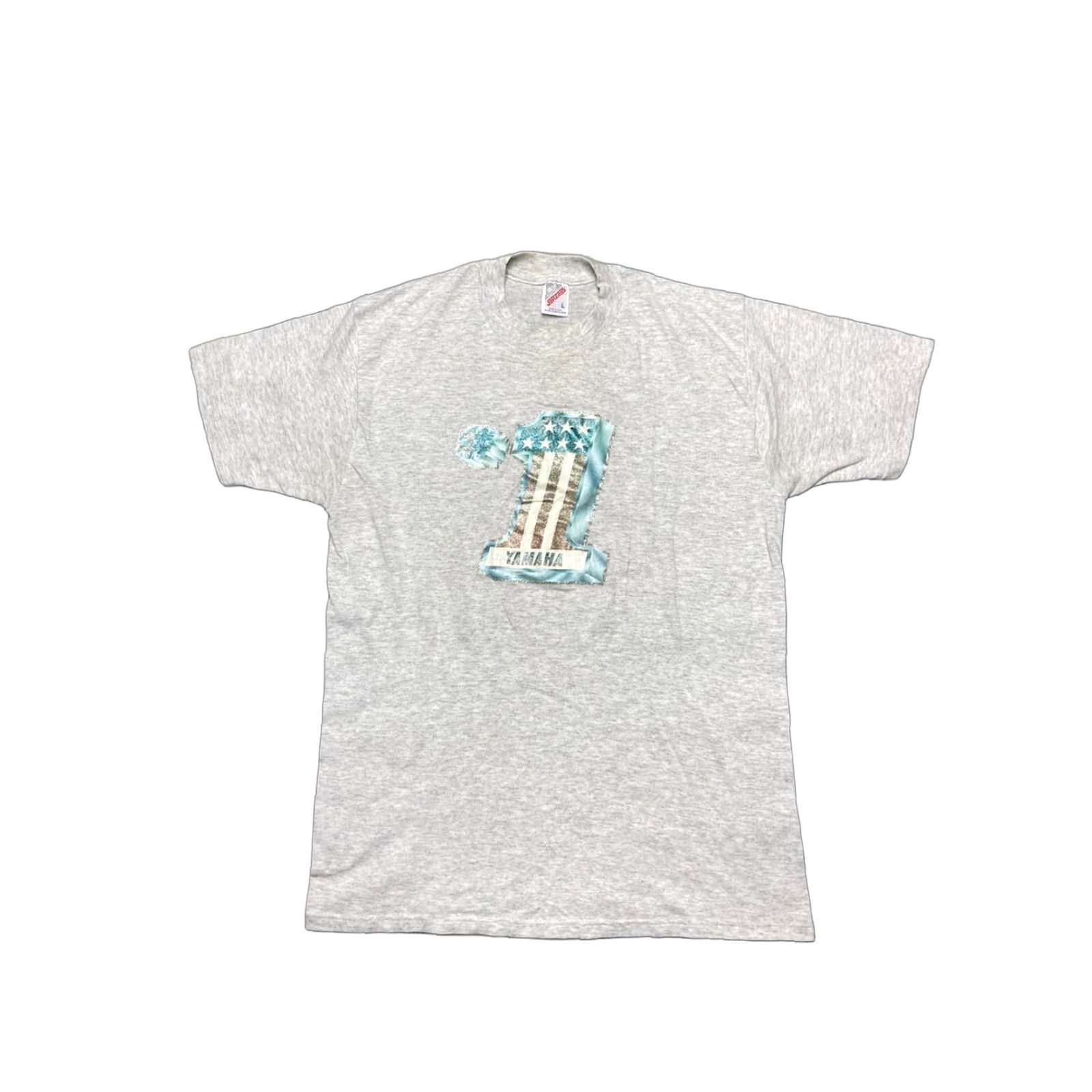 Jerzees VINTAGE Jerzees T-Shirt Yamaha Motorcycles Racing Large Gray 80s Mens T-Shirt Size US L / EU 52-54 / 3 - 1 Thumbnail