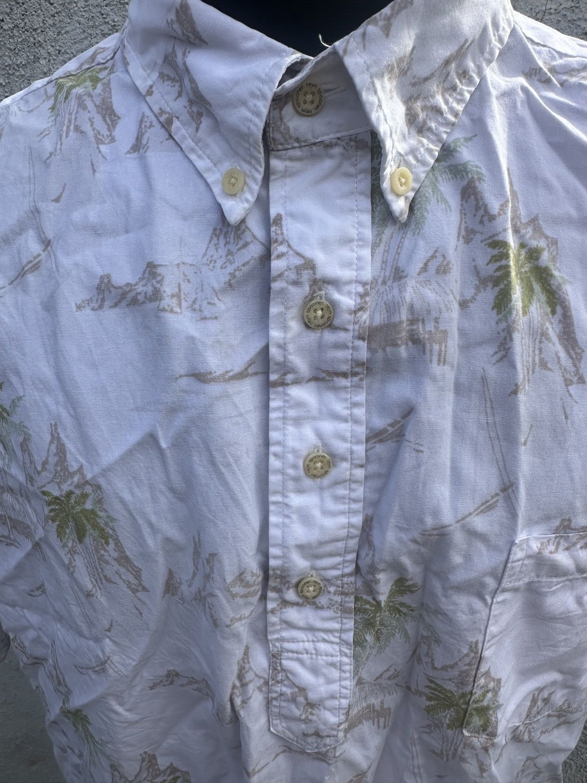 Reyn Spooner PreOwned Reyn Spooner Alfred Shaheen White Men's XXL Size US XXL / EU 58 / 5 - 3 Thumbnail
