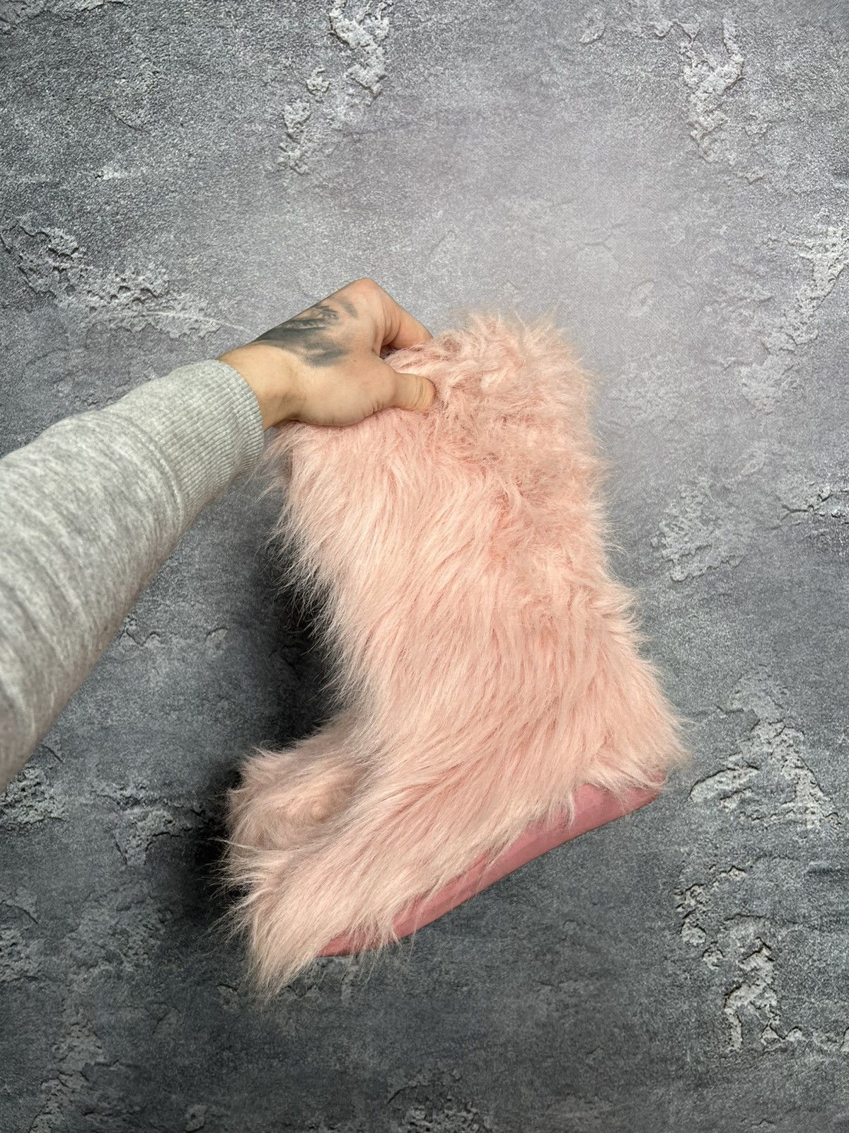 Hysteric Glamour Vintage Y2k Yeti Fur Boots Rick Owens Style Size US 5 / IT 35 - 5 Thumbnail