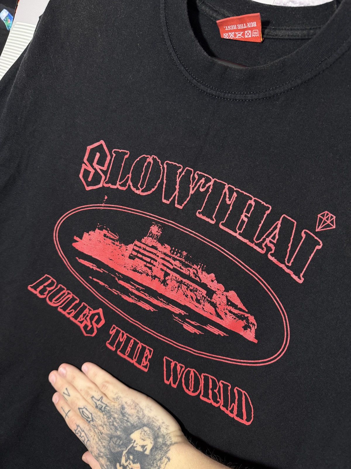 Corteiz Corteiz Slowthai T-Shirt Size US M / EU 48-50 / 2 - 2 Thumbnail