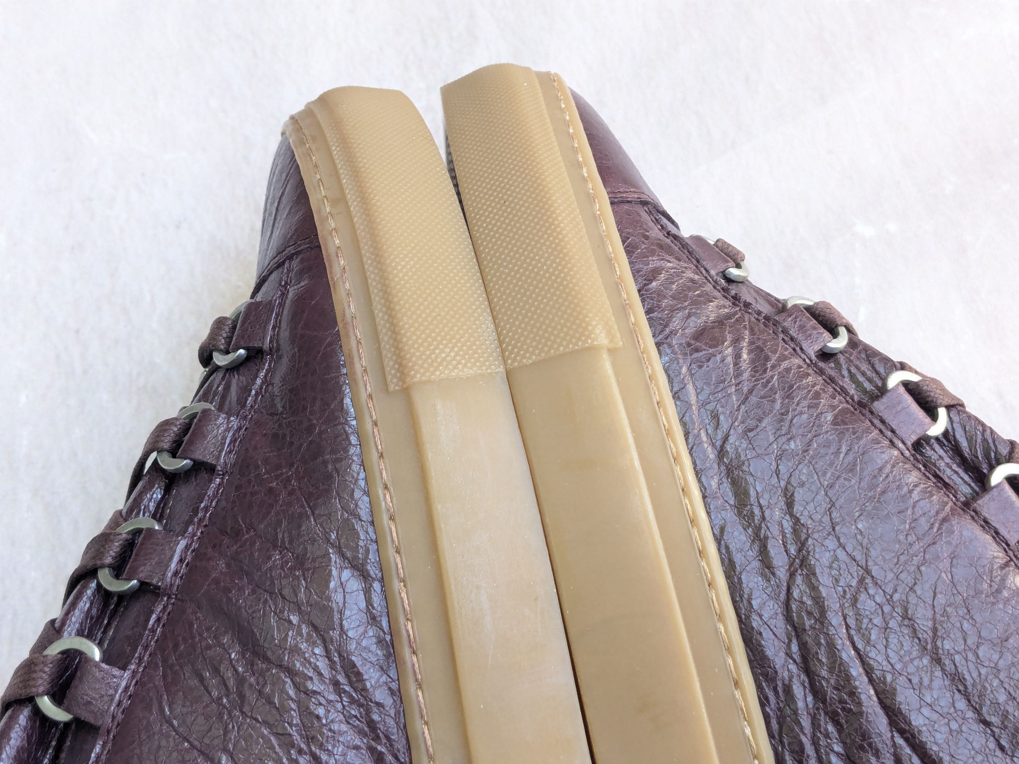 Balenciaga Balenciaga Arena Sneakers Burgundy Gum 9 High Tops Size US 9 / EU 42 - 8 Thumbnail