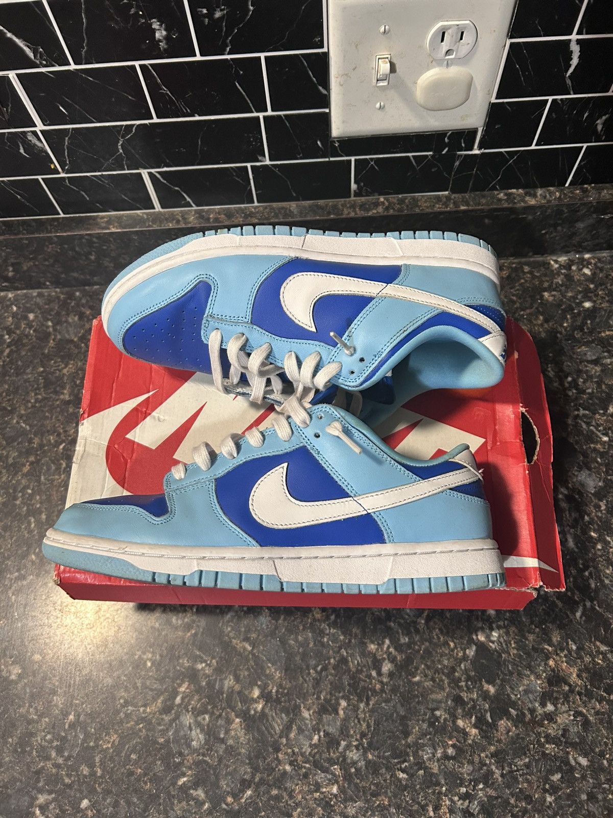 Nike Nike Dunk Low Retro QS 'Argon' 2022 Size US 8.5 / EU 41-42 - 2 Thumbnail