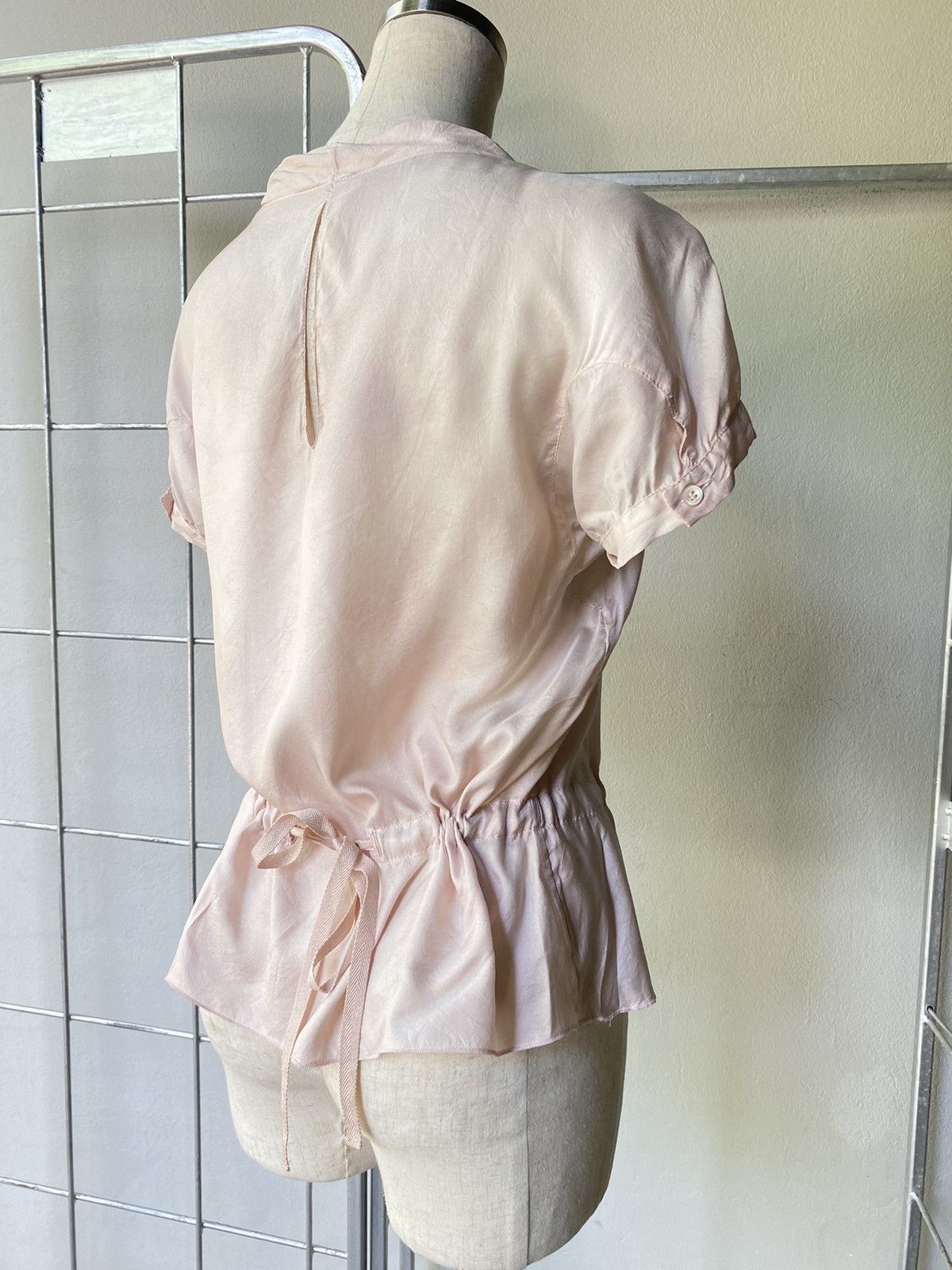 Prada Prada pink silk blouse Size ONE SIZE - 12 Thumbnail