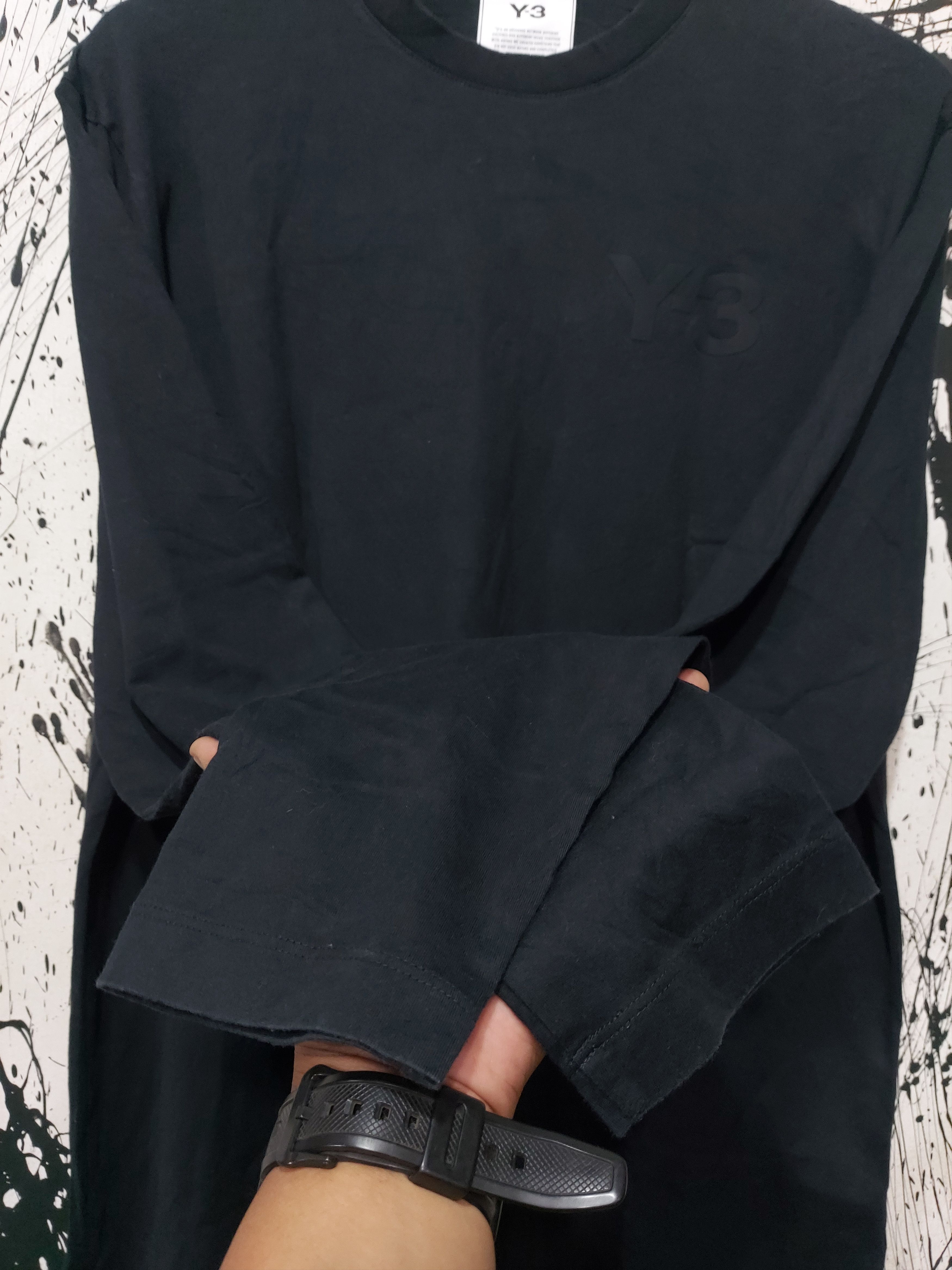 Adidas × Y-3 YOHJI YAMAMOTO X ADIDAS Y-3 LOGO LONGSLEVEE Size US M / EU 48-50 / 2 - 5 Thumbnail