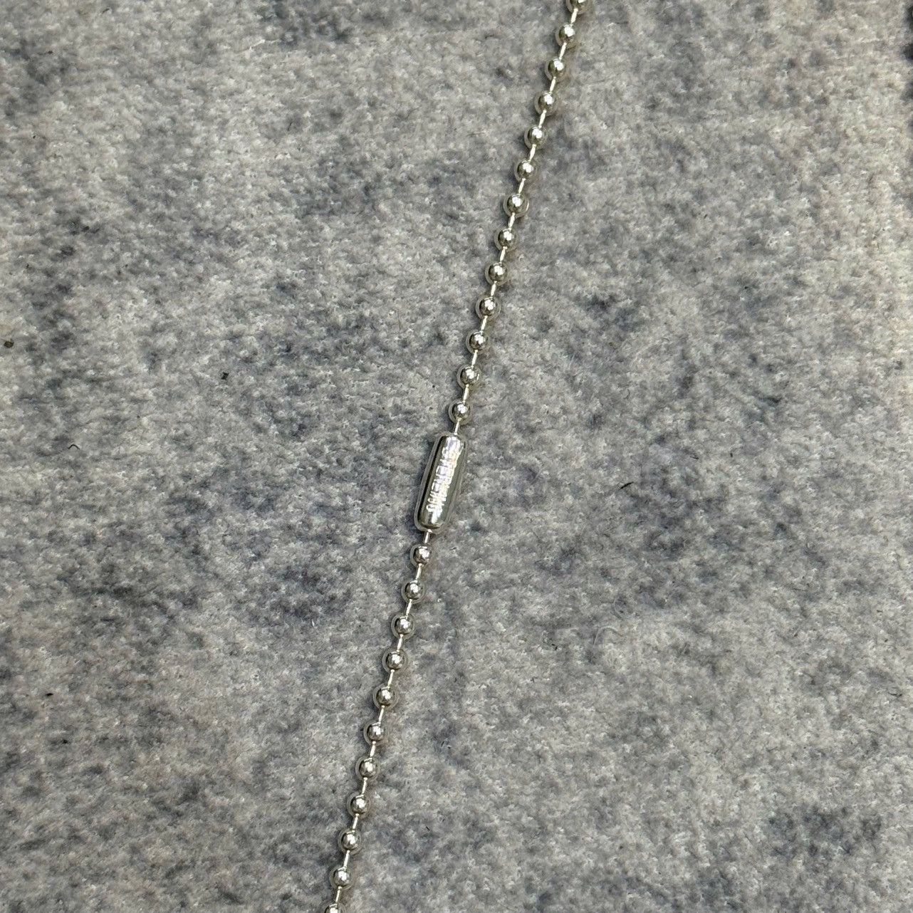 Chrome Hearts Chrome Hearts Ball Chain Necklace Silver Fleur Size ONE SIZE - 5 Thumbnail