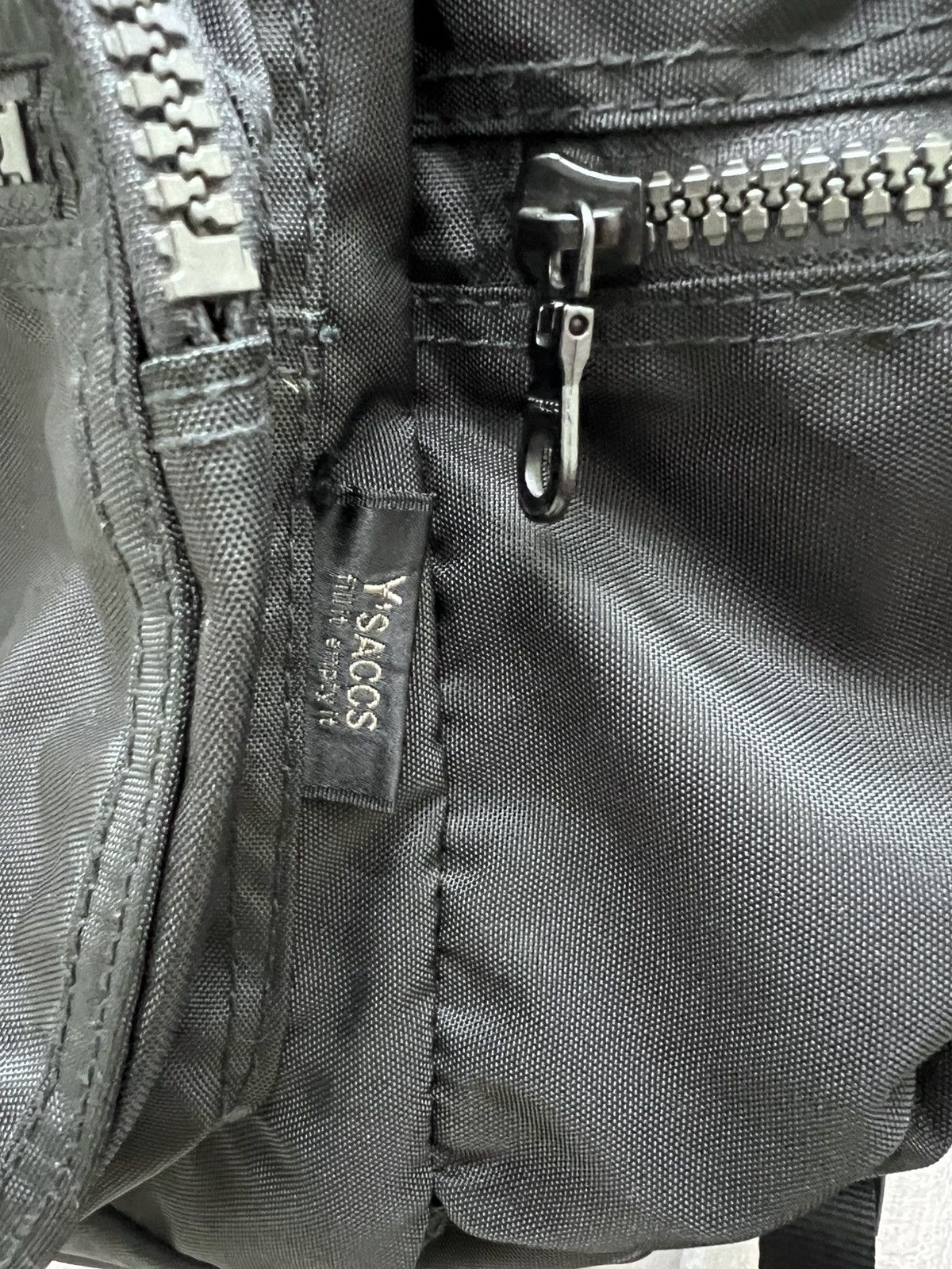 Yohji Yamamoto Ysaccs Yohji Yamamoto Black 2 Ways Backpack Sling Bag Size ONE SIZE - 4 Thumbnail