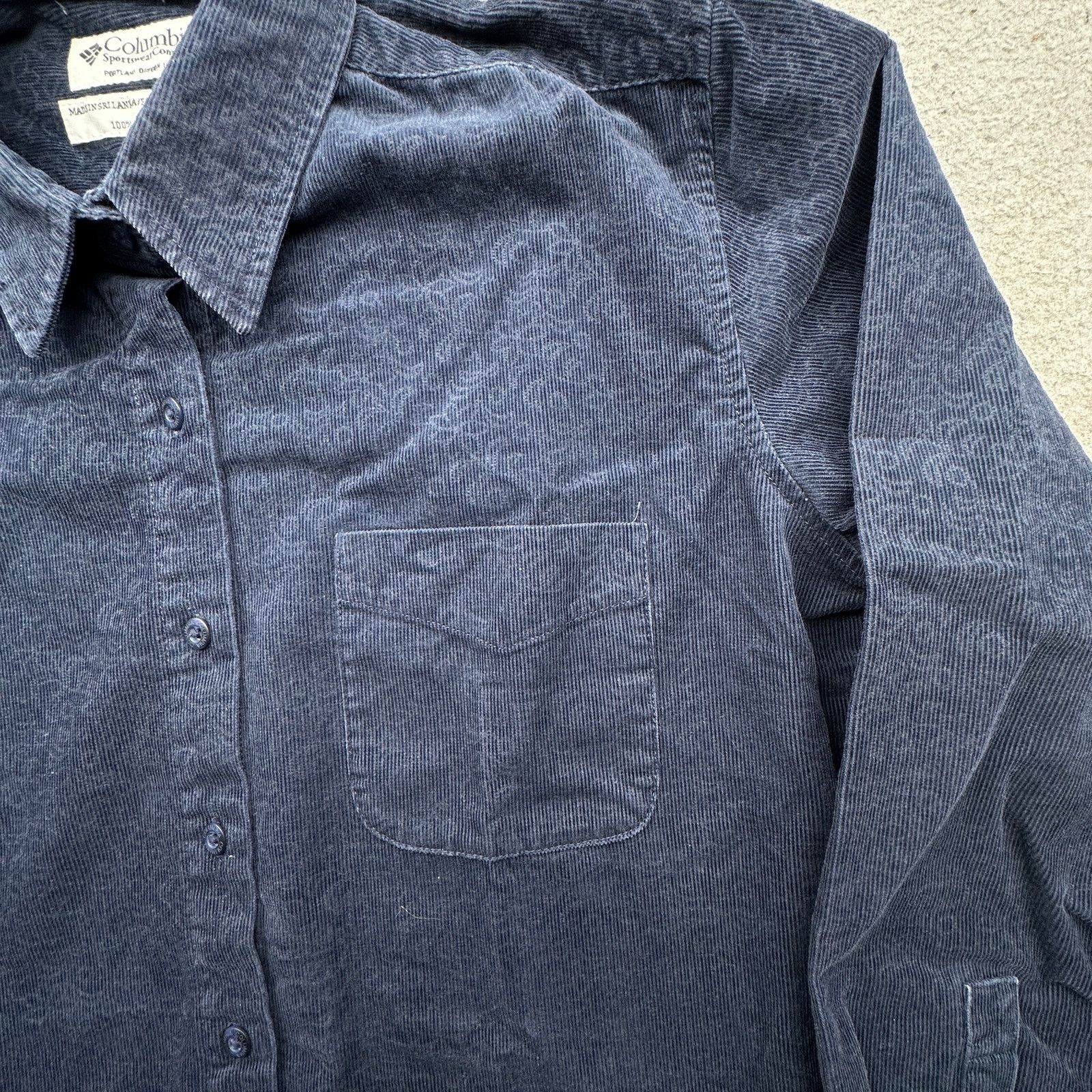 Columbia Vintage Columbia Corduroy Print Button Up Shirt Womens Large Size L / US 10 / IT 46 - 10 Thumbnail
