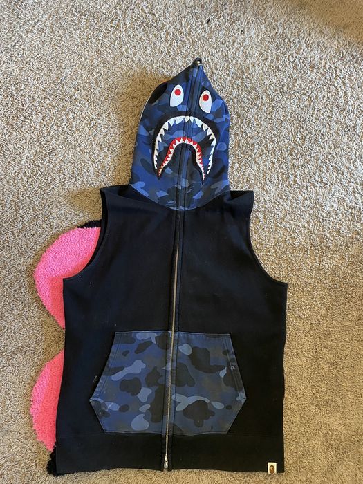 Bape best sale sleeveless hoodie