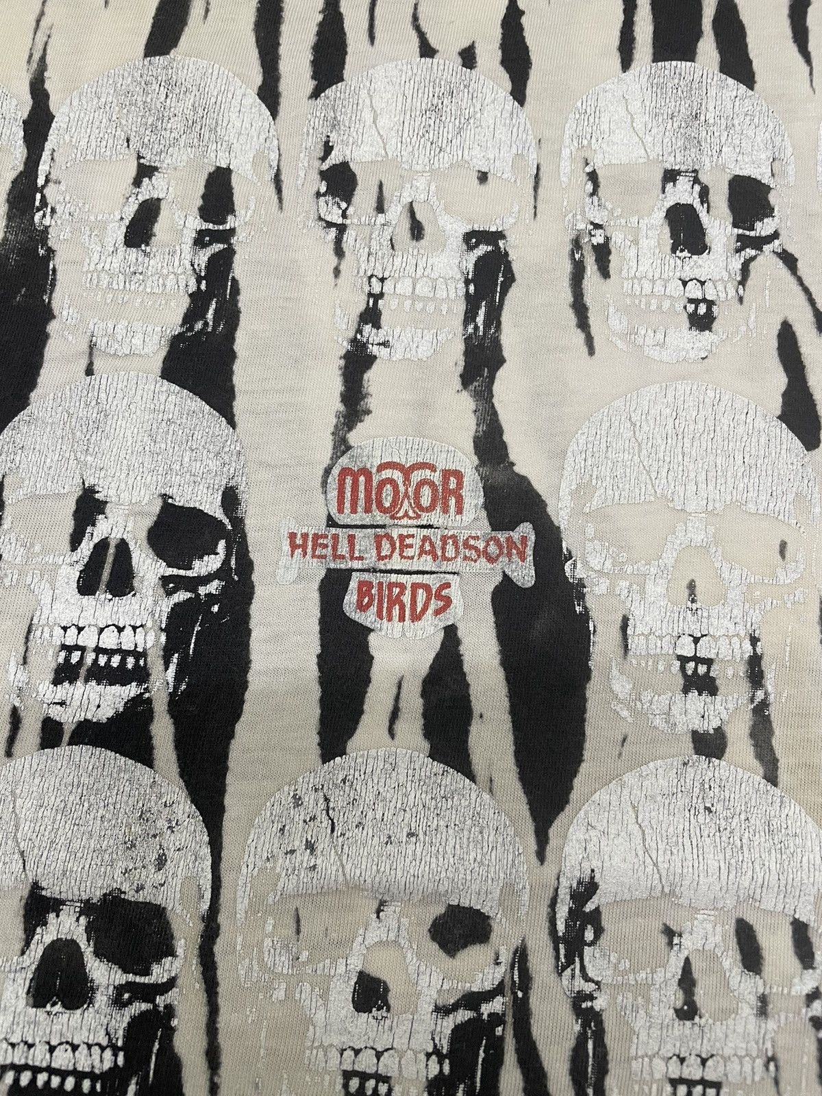 Vintage PLEIN SUB JEANS MOTOR HELL DEADSON BIRDS Tank Top Size S / US 4 / IT 40 - 4 Thumbnail