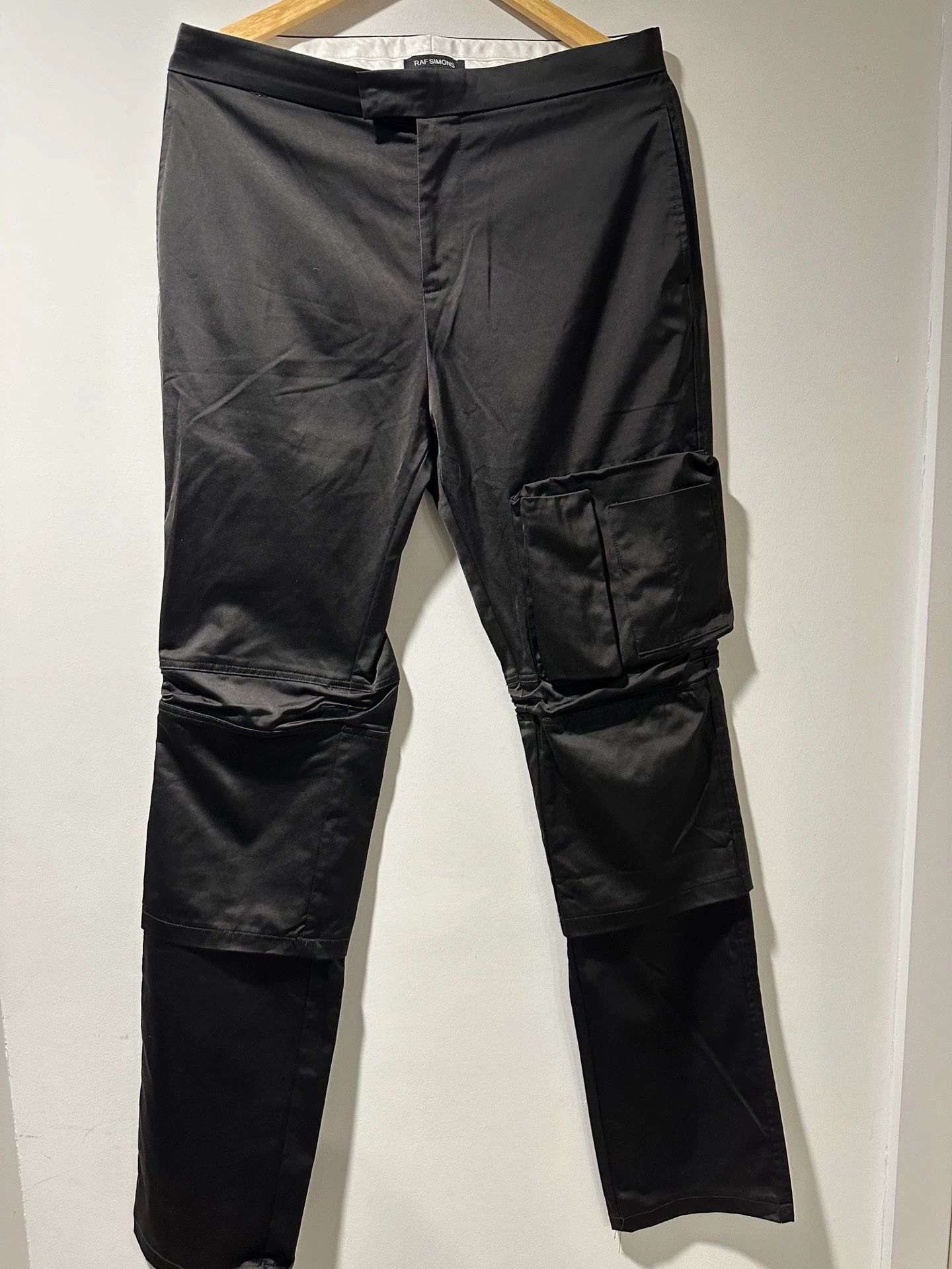 Raf Simons raf simons archive redux black leather pants | Grailed