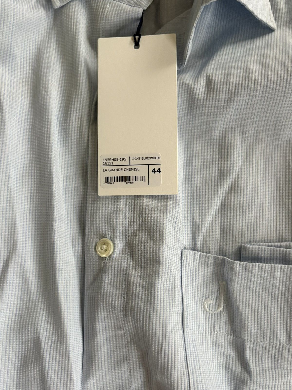 Jacquemus “Le Gadjo” Blue Striped La Grande Chemise Shirt Size US S / EU 44-46 / 1 - 5 Thumbnail