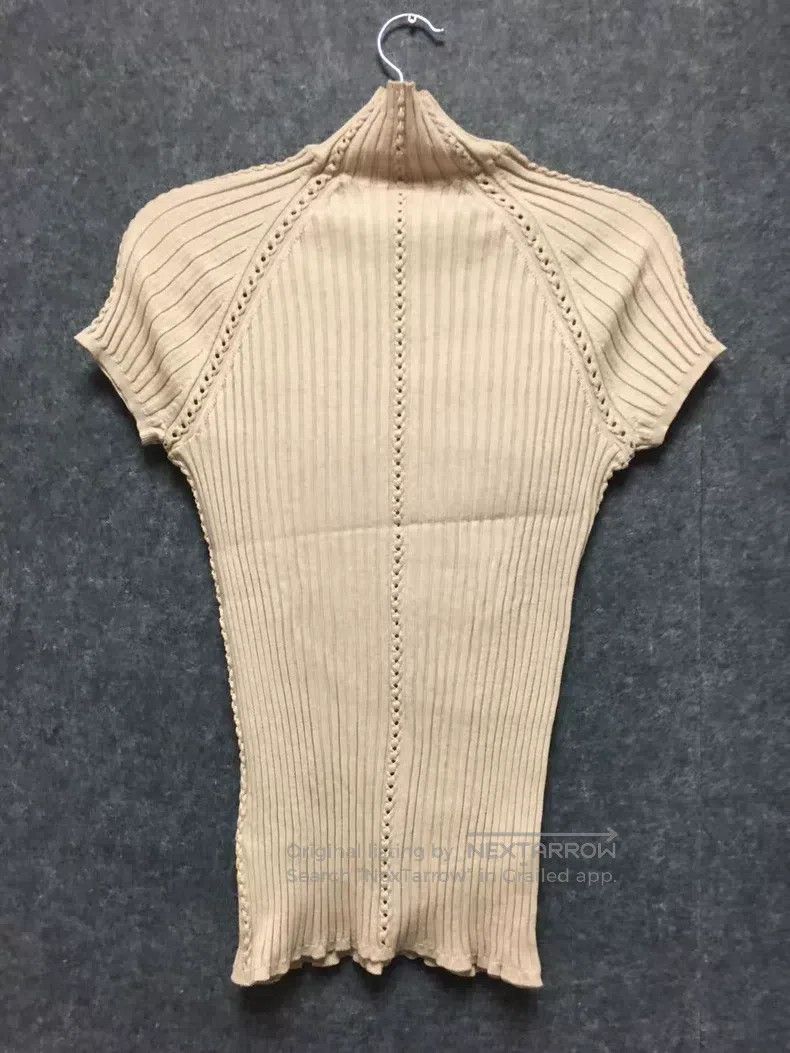 Hermes Hermes Half High Neck Knit Short Sleeve Size S / US 4 / IT 40 - 2 Thumbnail