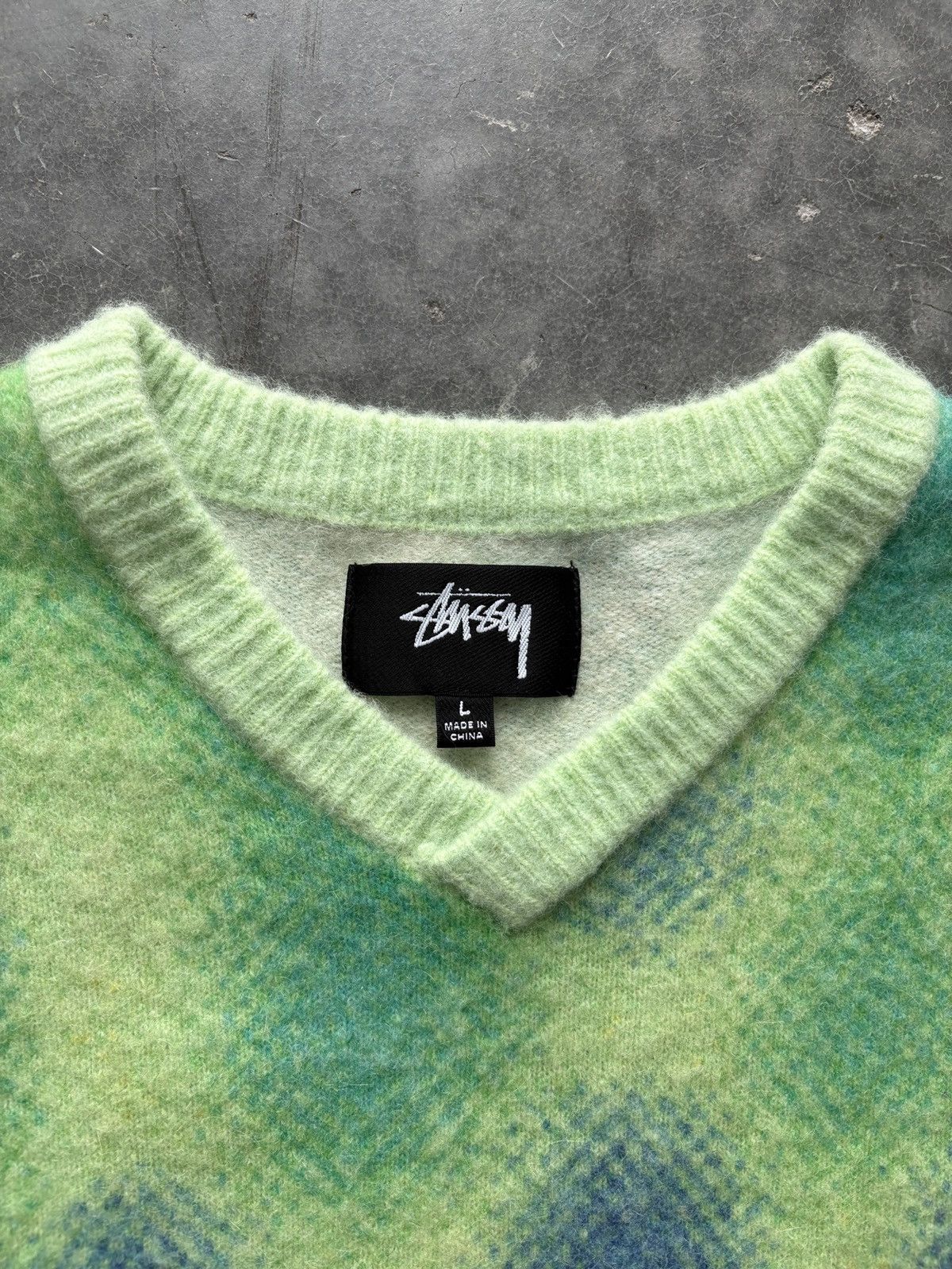 Stussy Stussy Gradient Dot Sweater Size US L / EU 52-54 / 3 - 4 Thumbnail