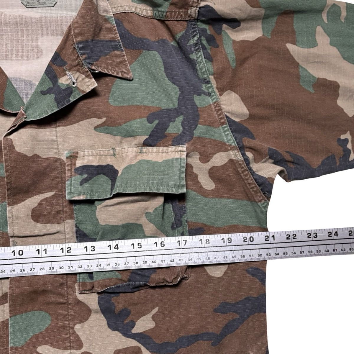 Other Vintage USGI Jacket Mens Small Reg Woodland Camo Ripstop BDU Size US S / EU 44-46 / 1 - 5 Thumbnail