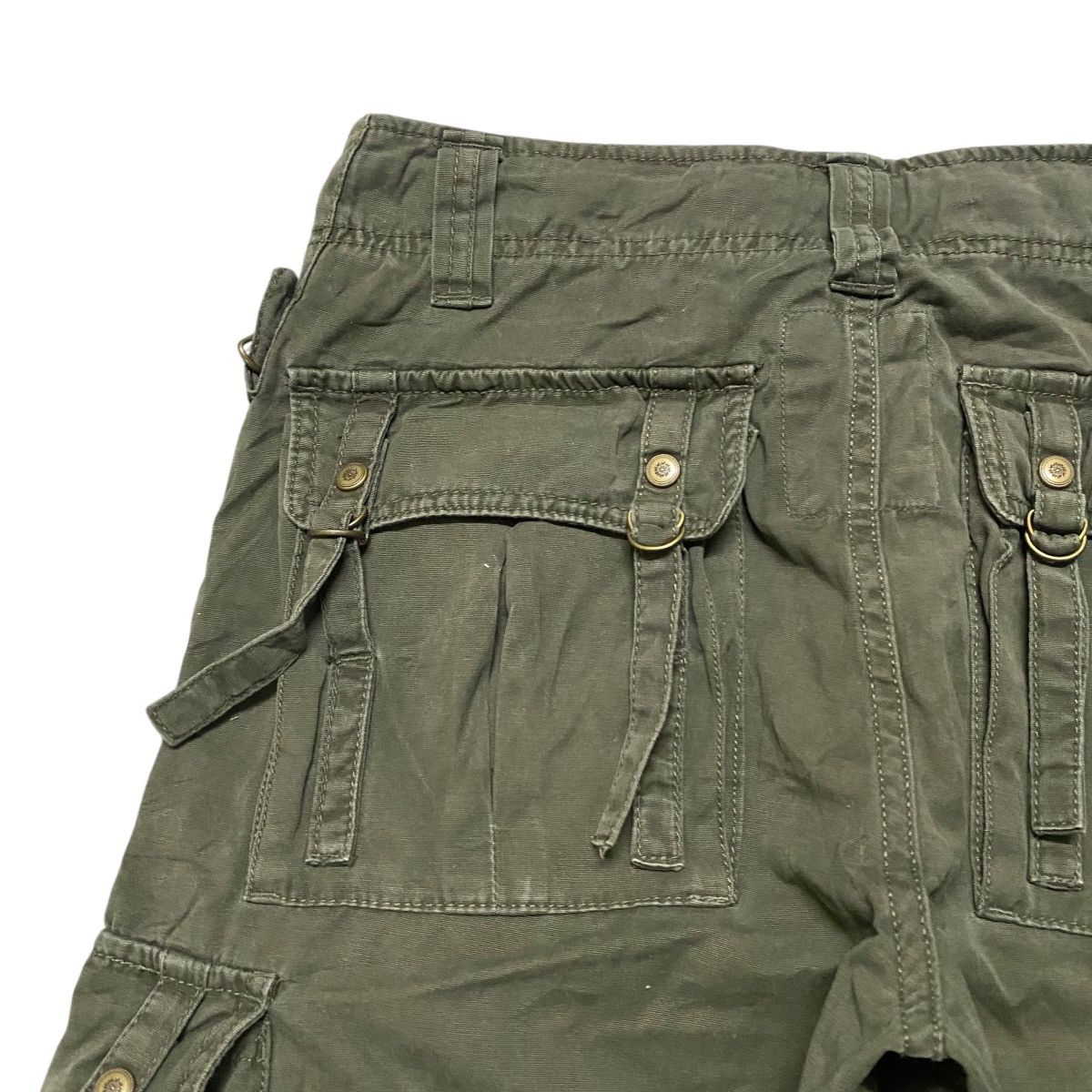 Japanese Brand DOUBLE EDGE Military Riders Cargo Pants Size US 30 / EU 46 - 12 Thumbnail