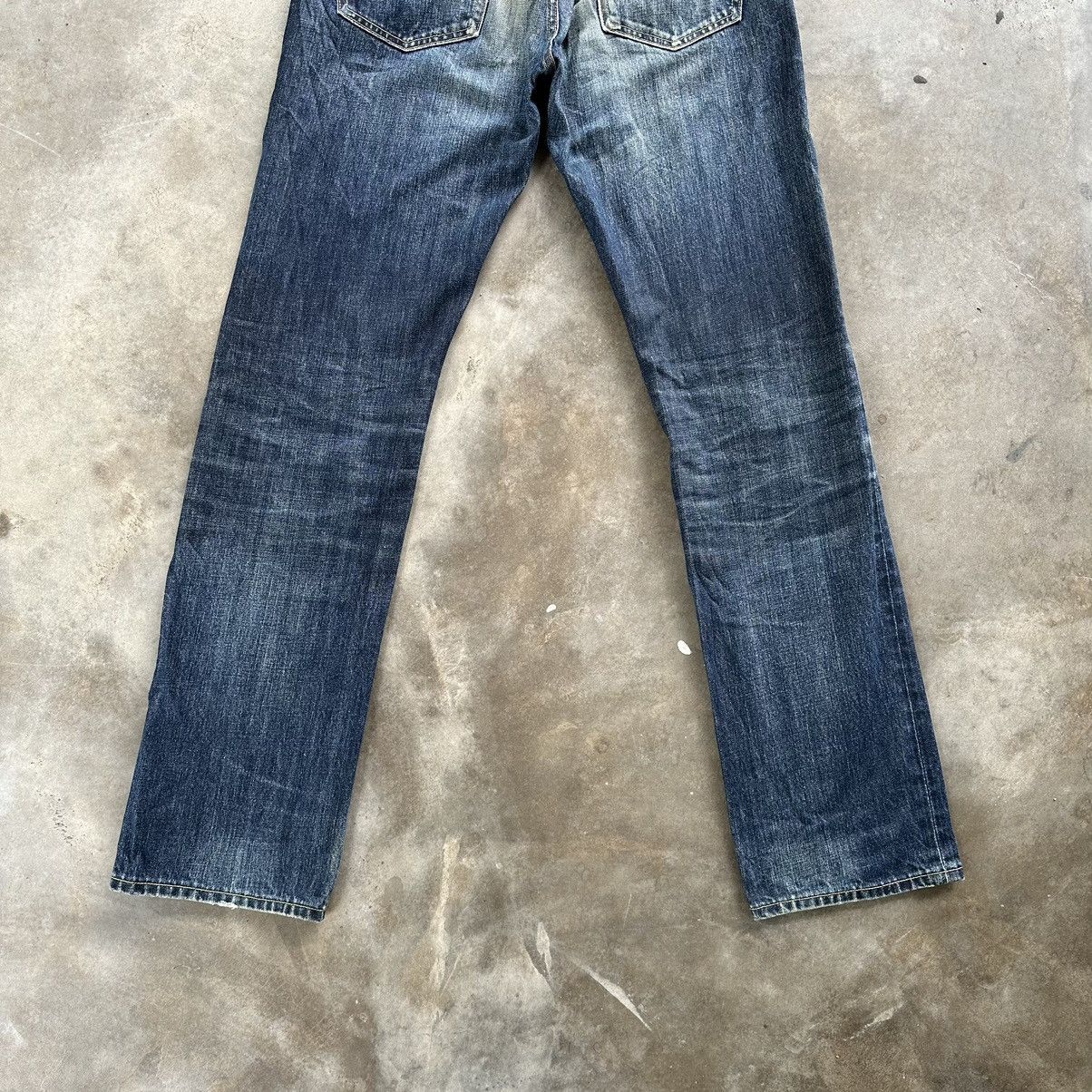 Japanese Brand Vintage Japanese UJ Faded Denim Jean Pant W33 Size US 33 - 11 Thumbnail