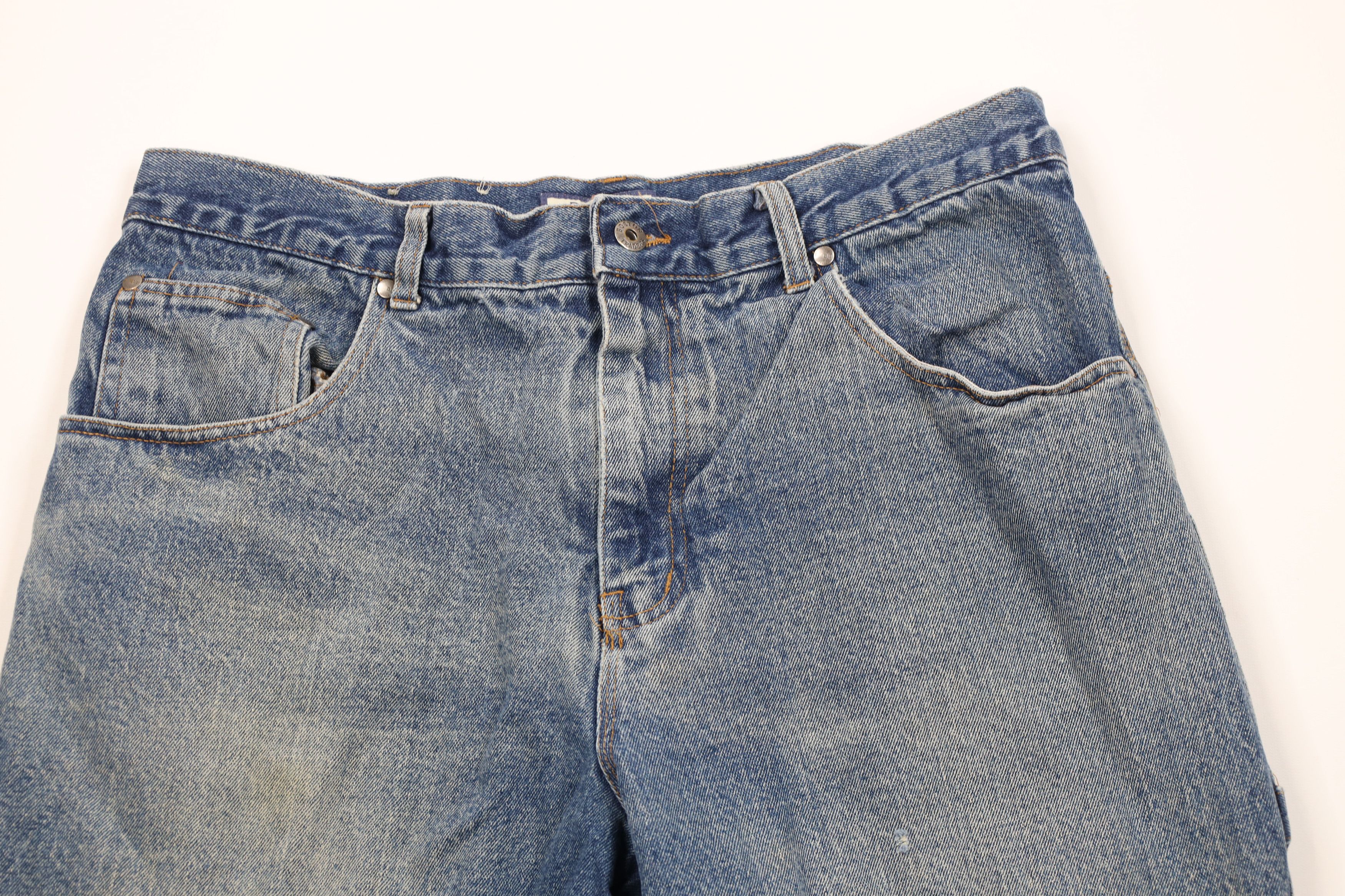 Vintage Vintage 90s Y2K Streetwear Flannel Lined Straight Leg Jeans Size US 38 / EU 54 - 3 Thumbnail