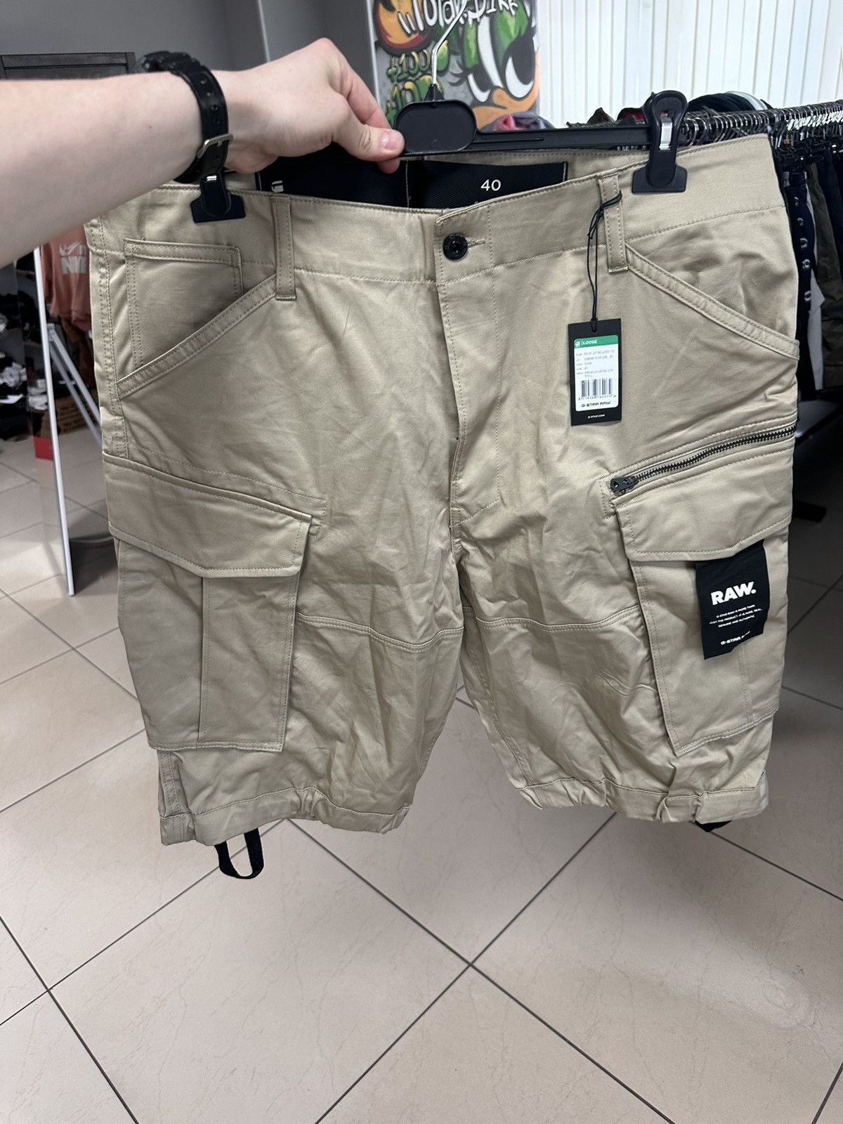 G-Star × Vintage Vintage G-Star Raw cargo shorts size W40 rare pocket drill Size US 40 / EU 56 - 2 Thumbnail
