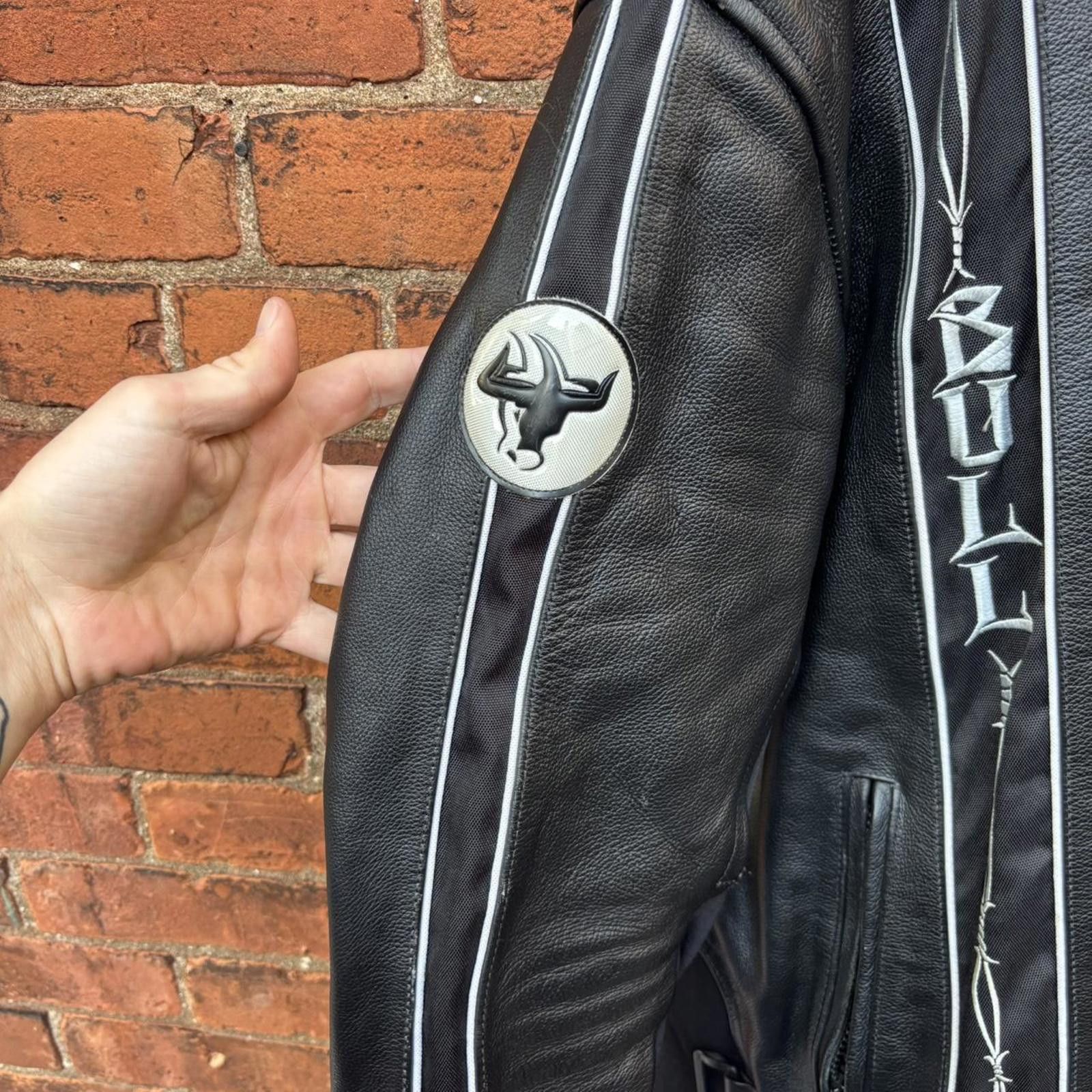 Other Vintage bull bikers padded leather motorcycle jacket XXL Size US XXL / EU 58 / 5 - 7 Thumbnail